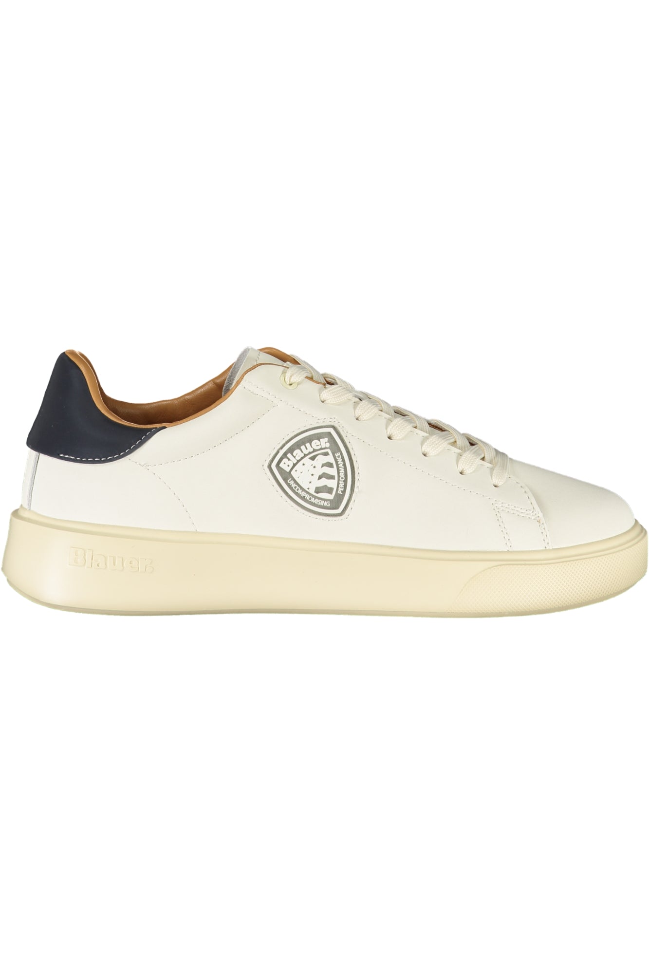 BLAUER MEN'S WHITE SPORTS SHOES
