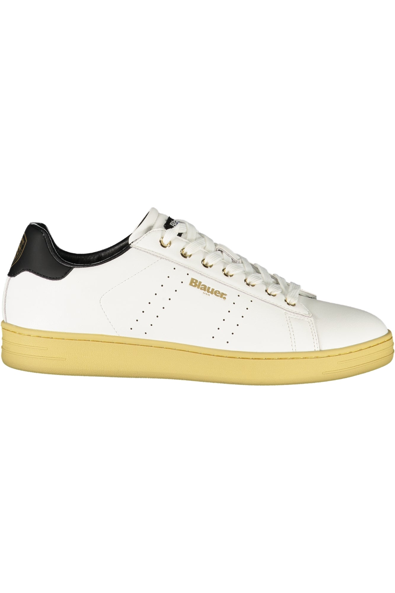 BLAUER MEN'S WHITE SPORTS SHOES