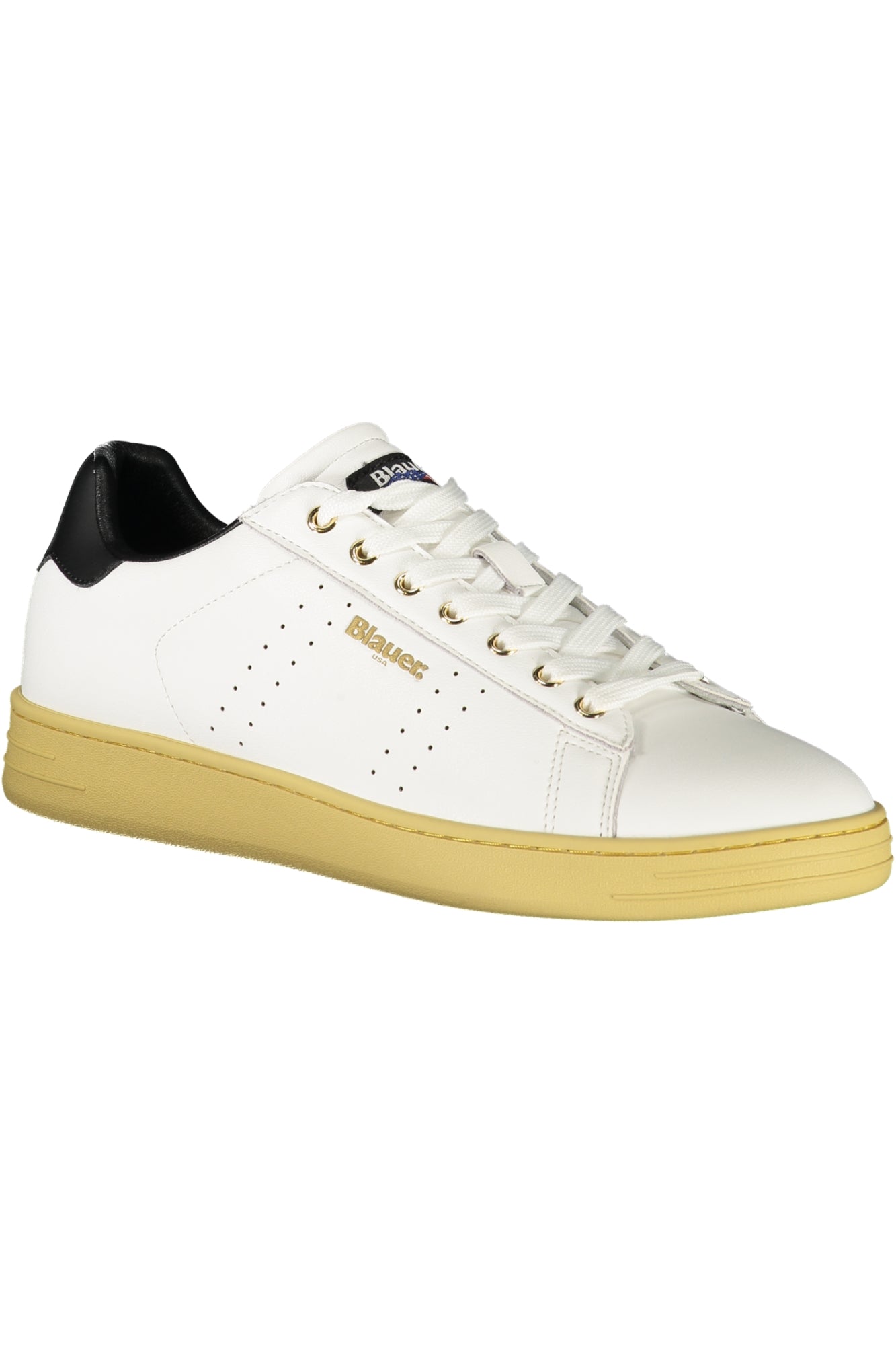 BLAUER MEN'S WHITE SPORTS SHOES
