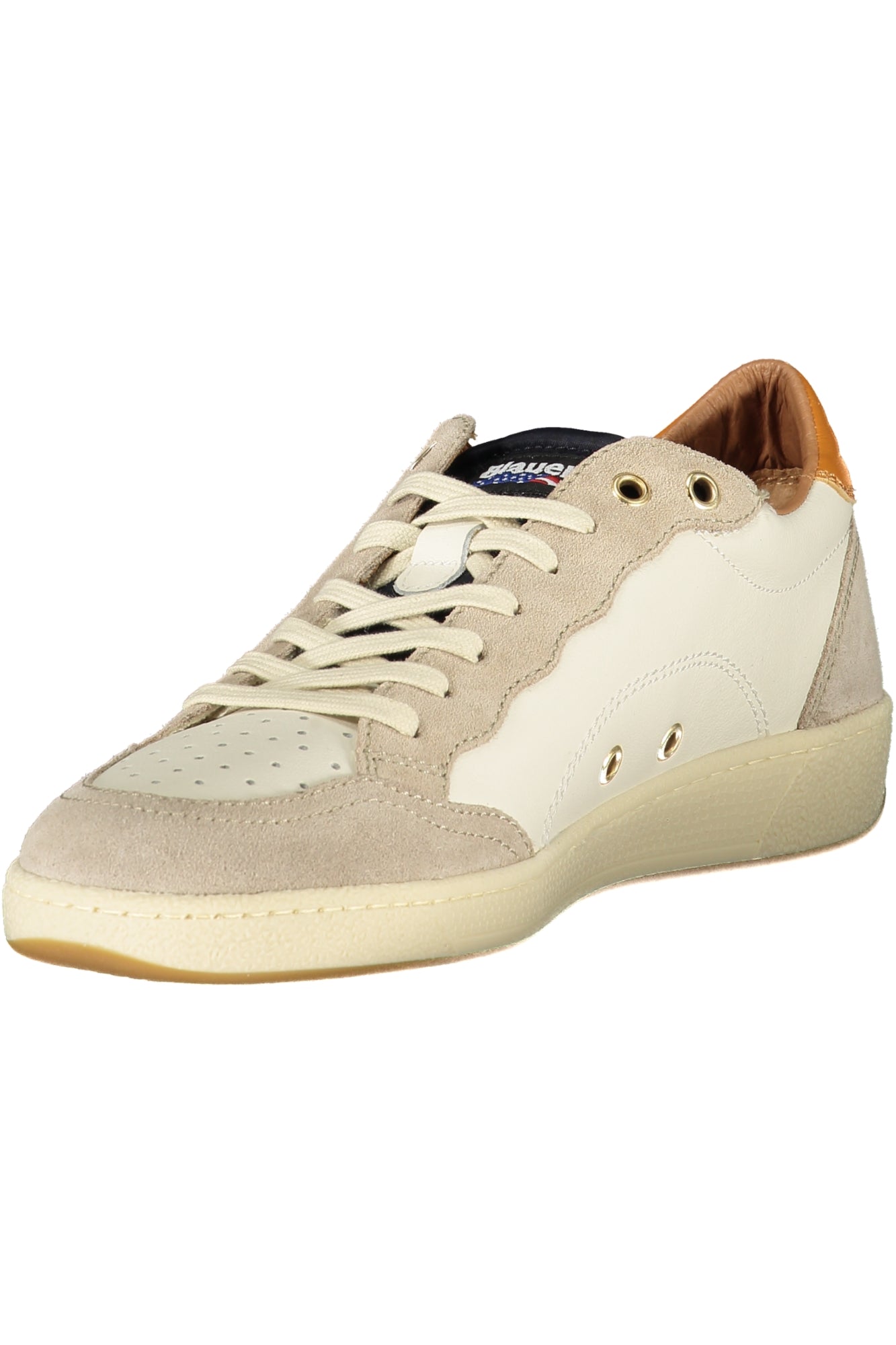 BLAUER MEN'S WHITE SPORTS SHOES