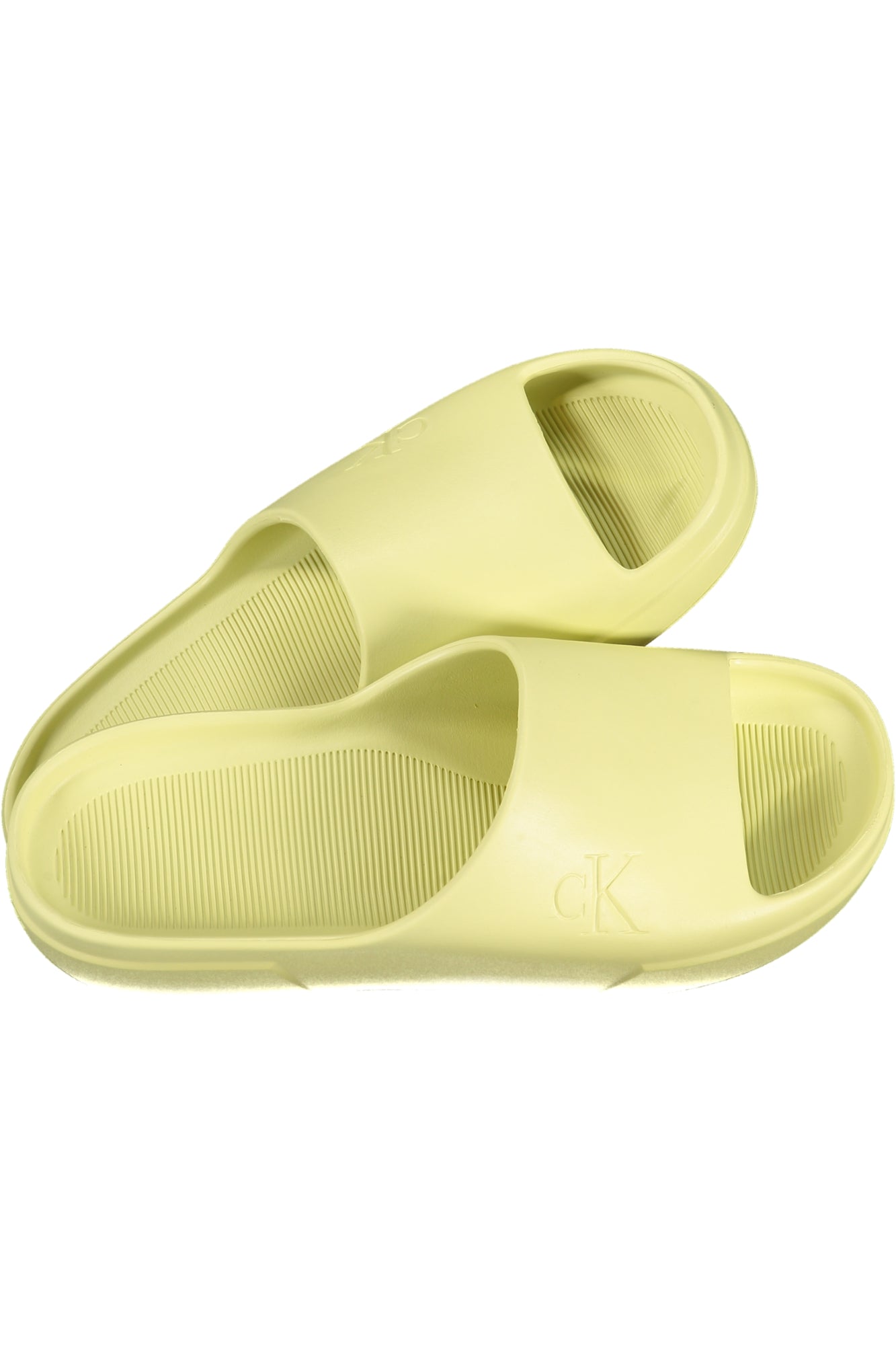 CALVIN KLEIN MEN'S YELLOW SLIPPER FOOTWEAR