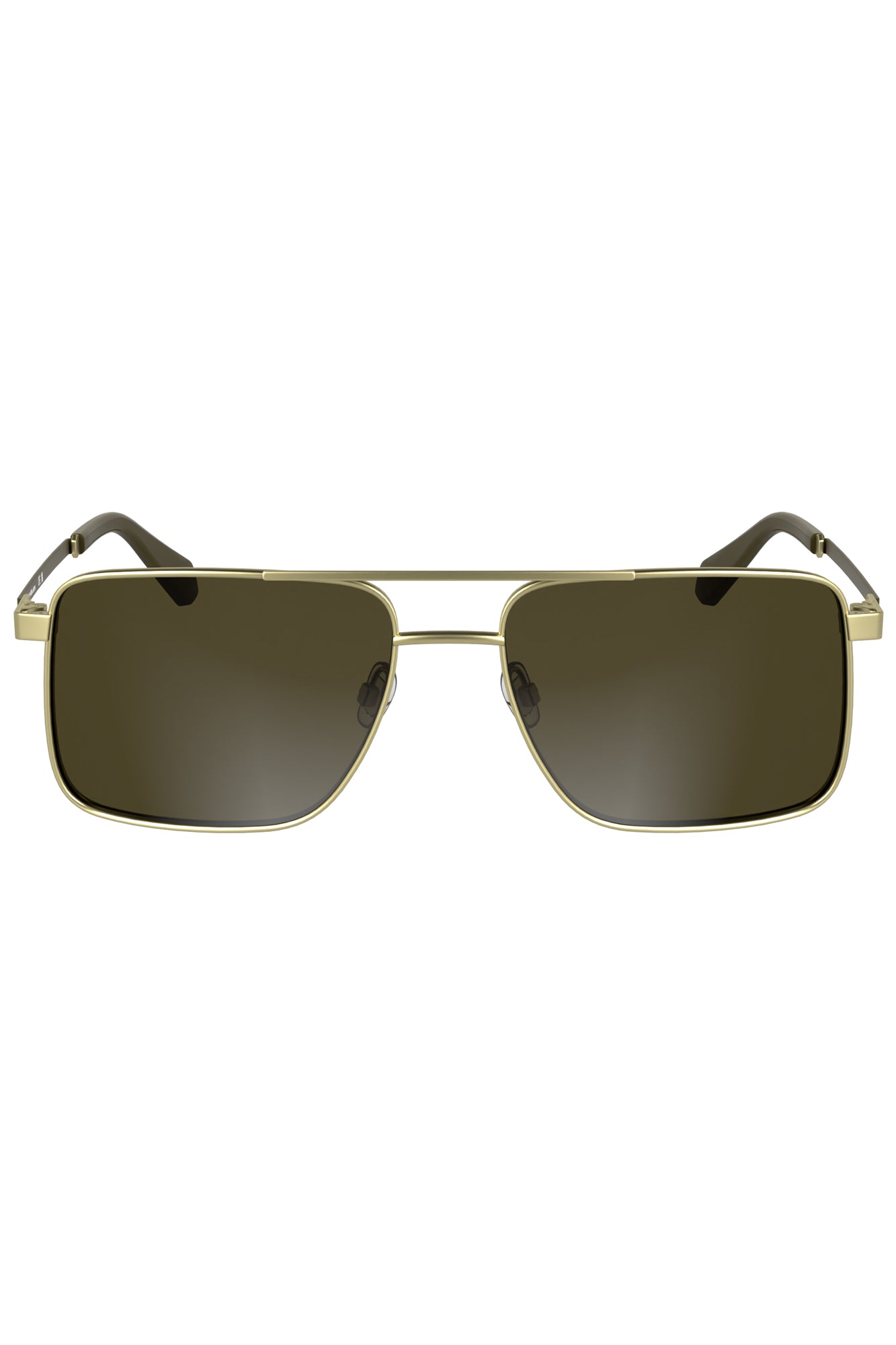 CALVIN KLEIN MEN'S SUNGLASSES GOLD