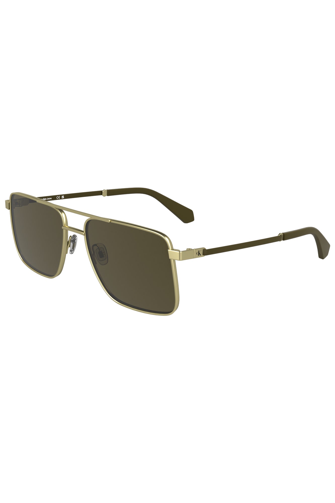 CALVIN KLEIN MEN'S SUNGLASSES GOLD