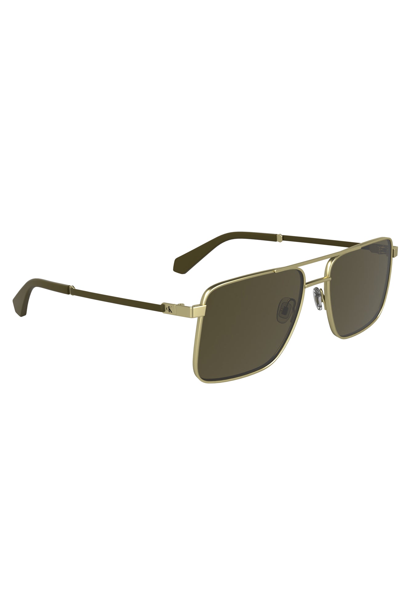 CALVIN KLEIN MEN'S SUNGLASSES GOLD