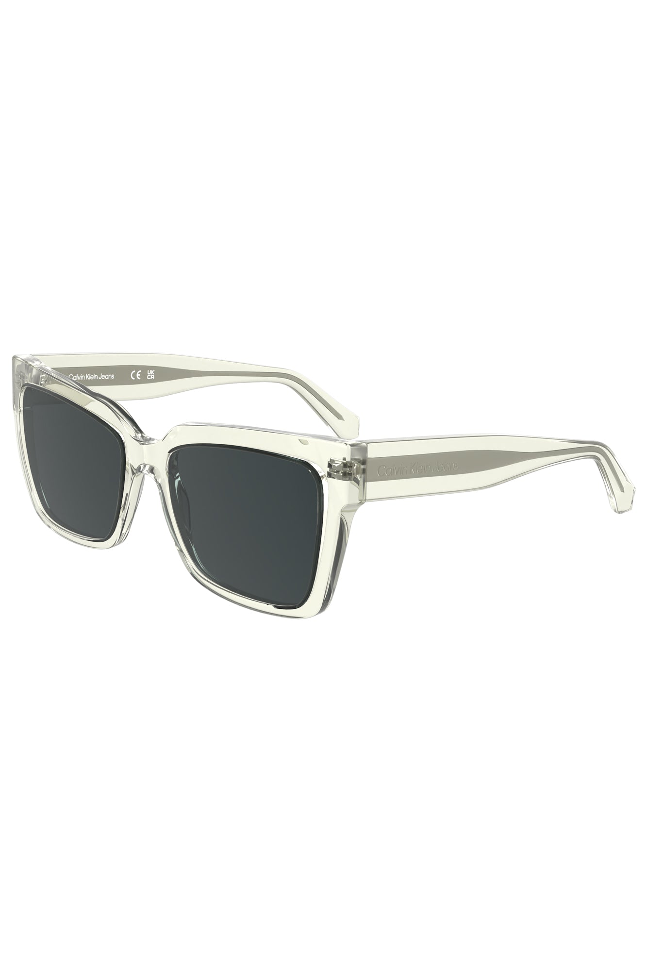 CALVIN KLEIN TRANSPARENT MEN'S SUNGLASSES