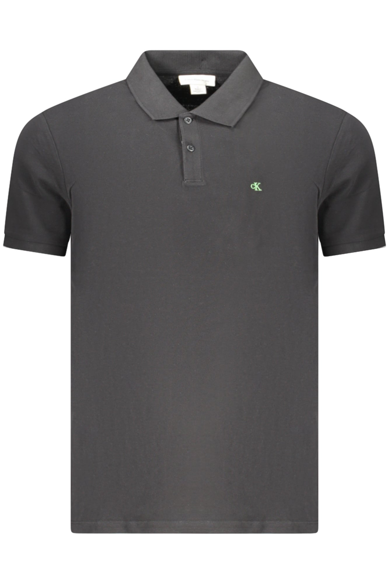 CALVIN KLEIN MEN'S SHORT SLEEVE POLO BLACK