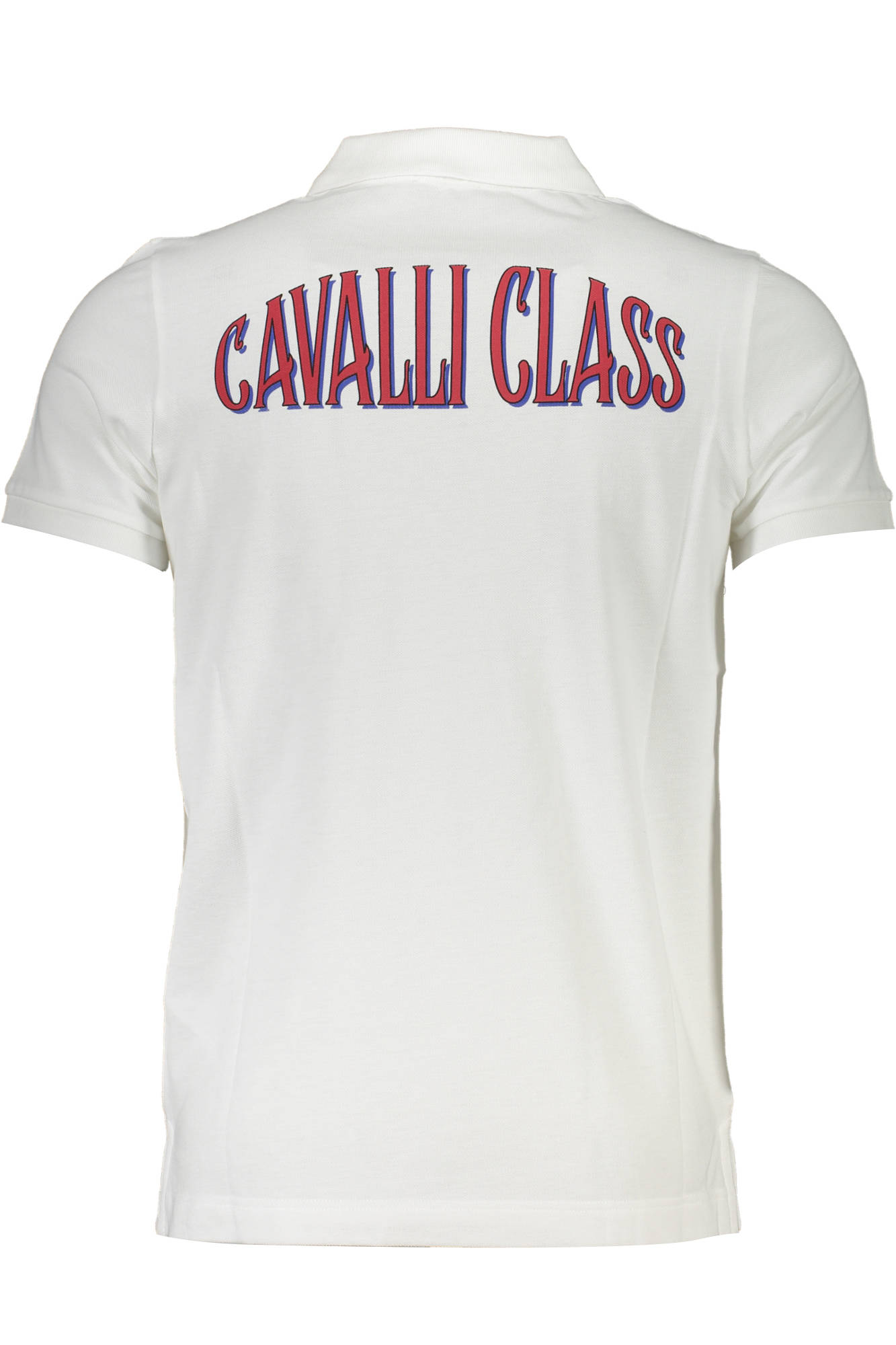 CAVALLI CLASS POLO SHORT SLEEVE MAN WHITE