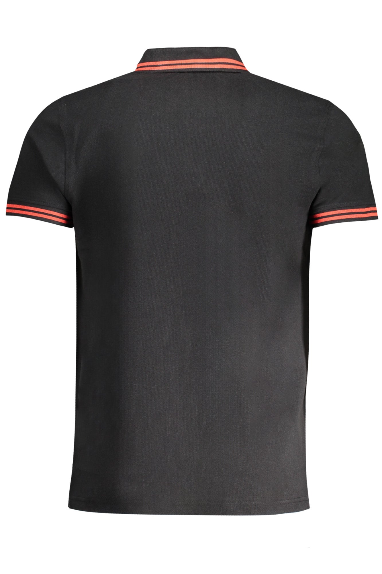 CAVALLI CLASS MEN'S SHORT SLEEVED POLO SHIRT BLACK