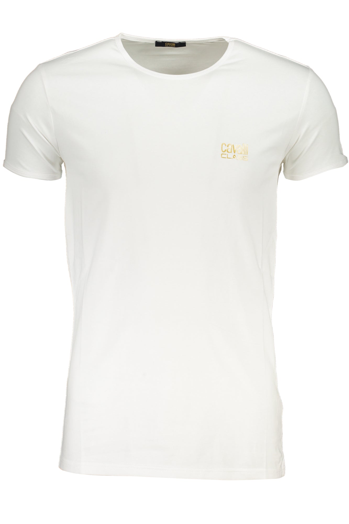 CAVALLI CLASS MEN'S SHORT SLEEVED T-SHIRT WHITE