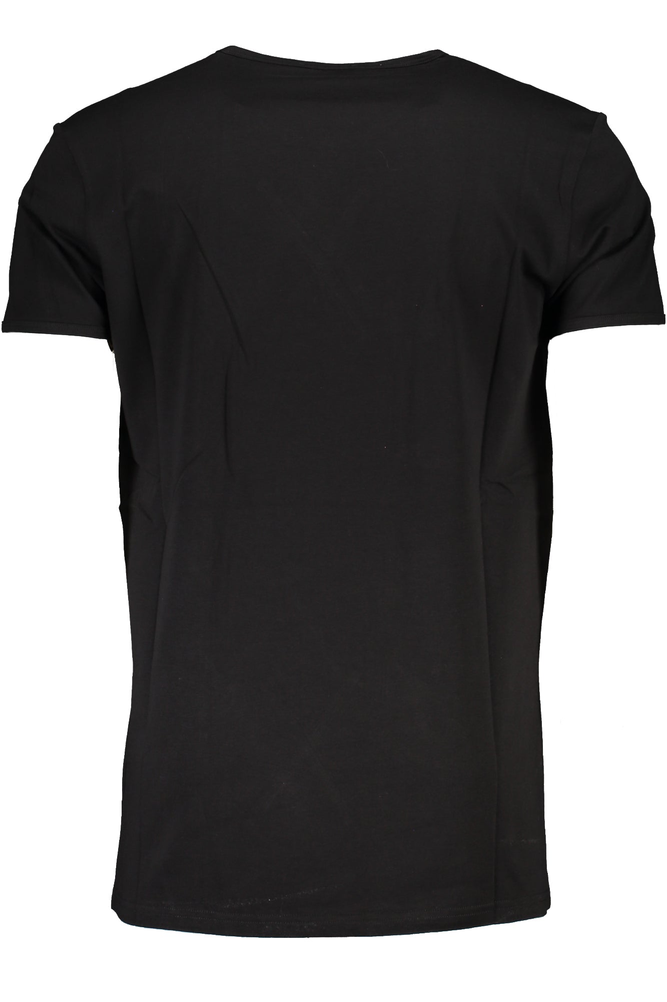 CAVALLI CLASS MEN'S SHORT SLEEVE T-SHIRT BLACK