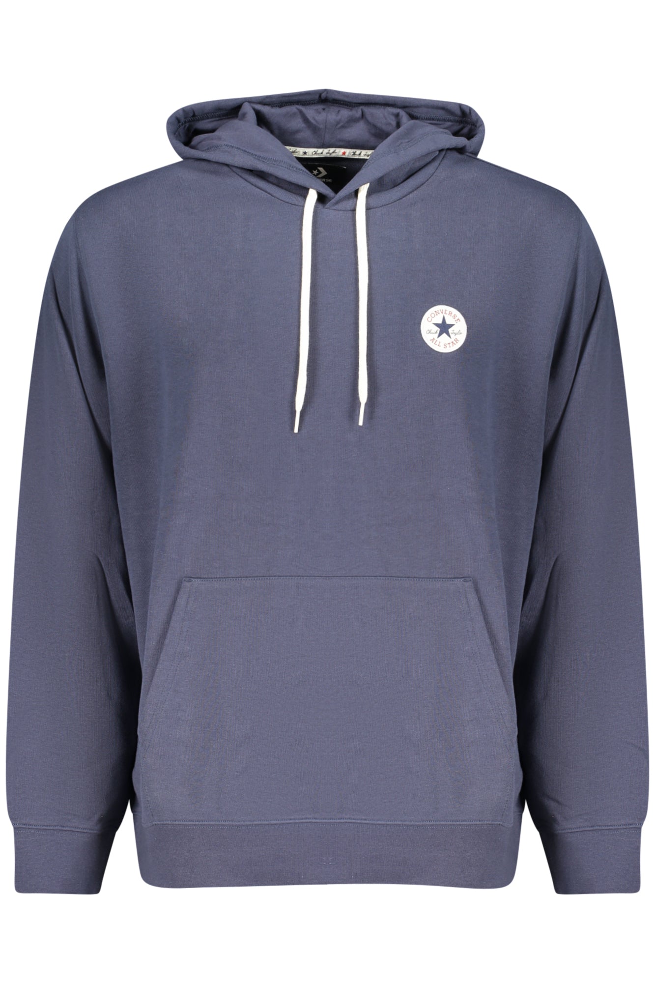 CONVERSE MEN'S BLUE ZIP-UP SWEATSHIRT