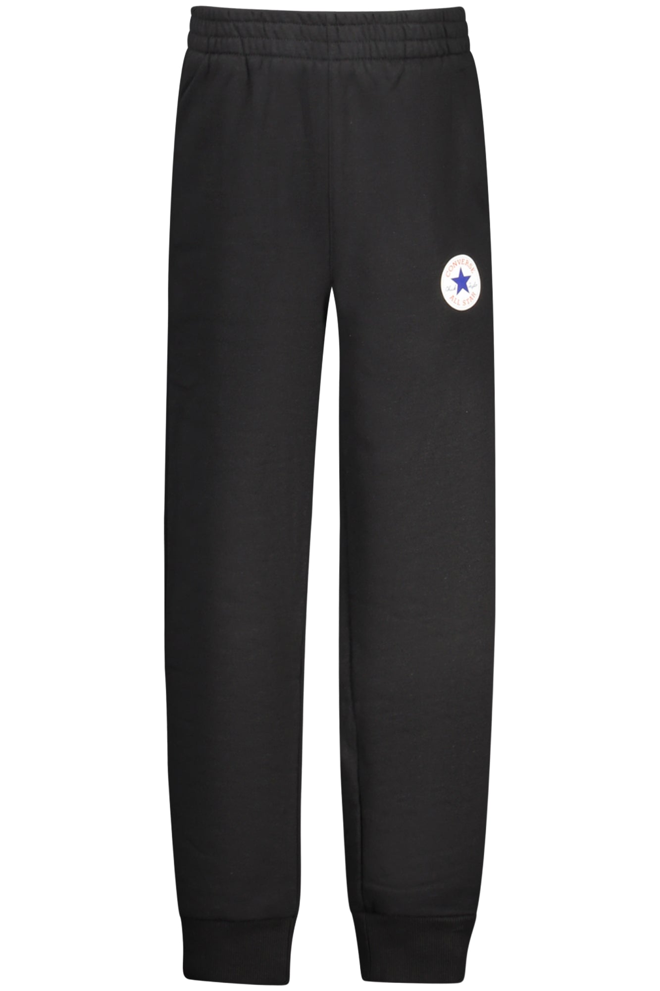 CONVERSE KIDS' BLACK LONG TRACKSUIT PANTS