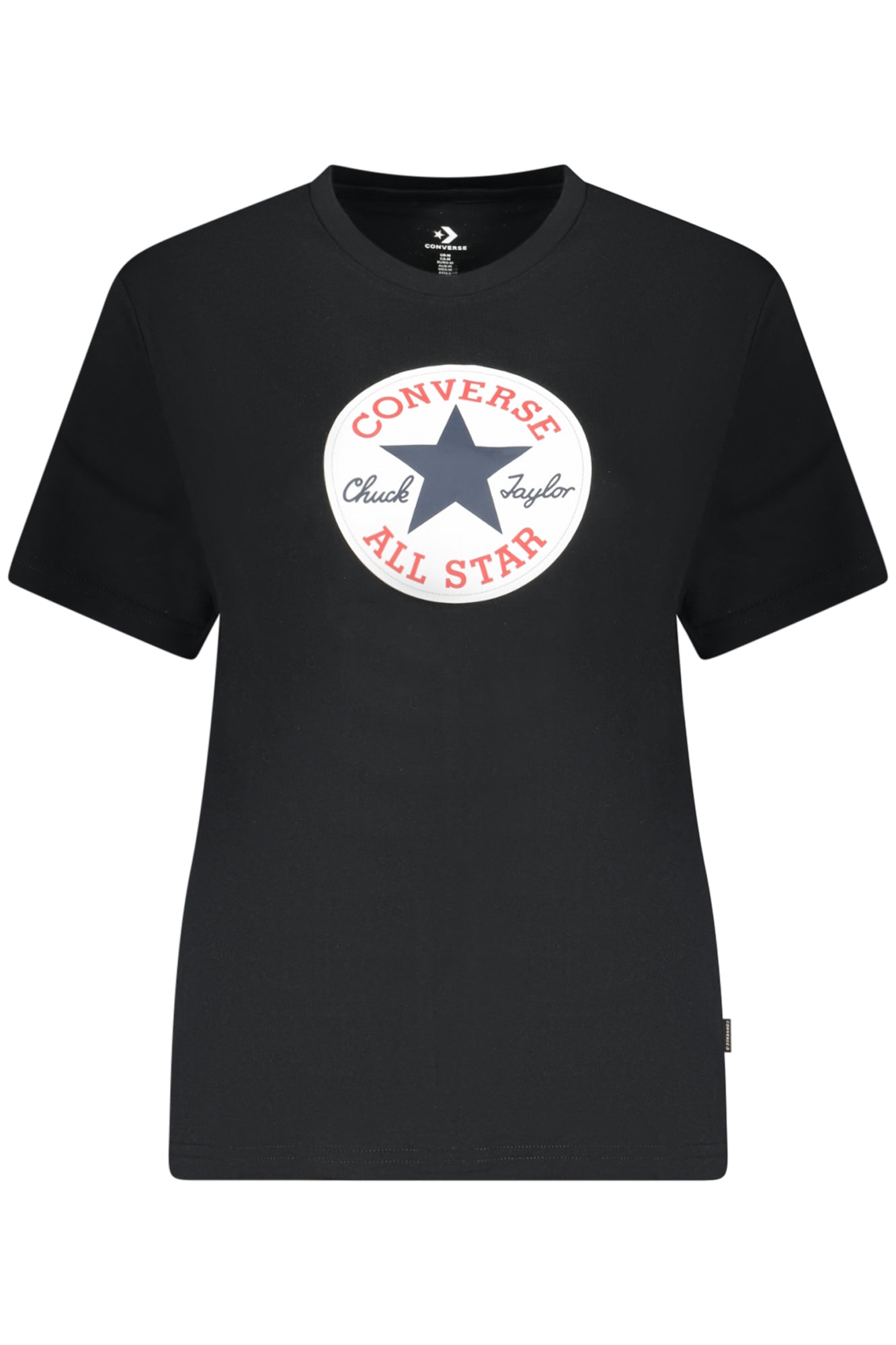 Converse Women's Short-Sleeved T-Shirt, Black