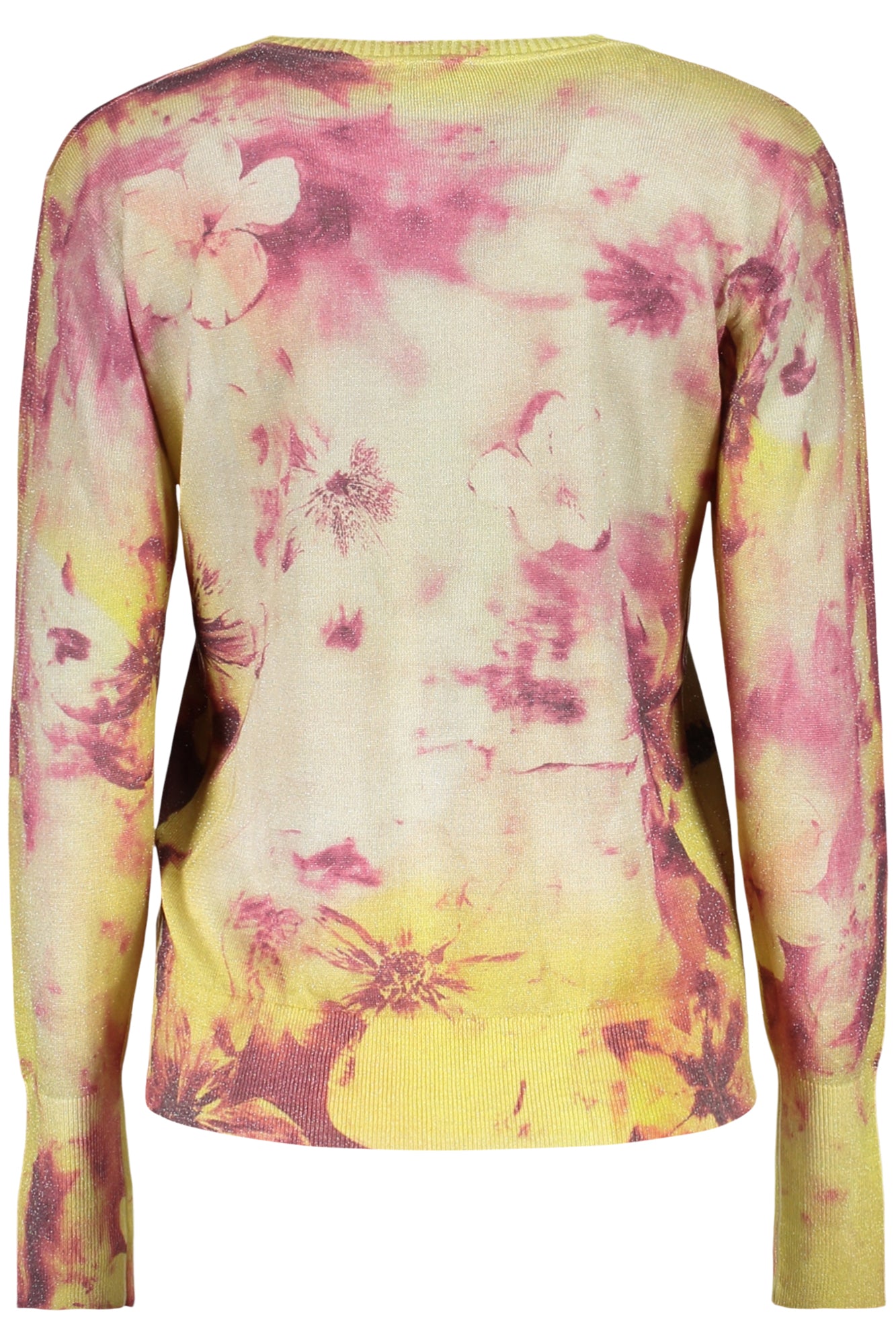 DESIGUAL WOMEN'S YELLOW SWEATER