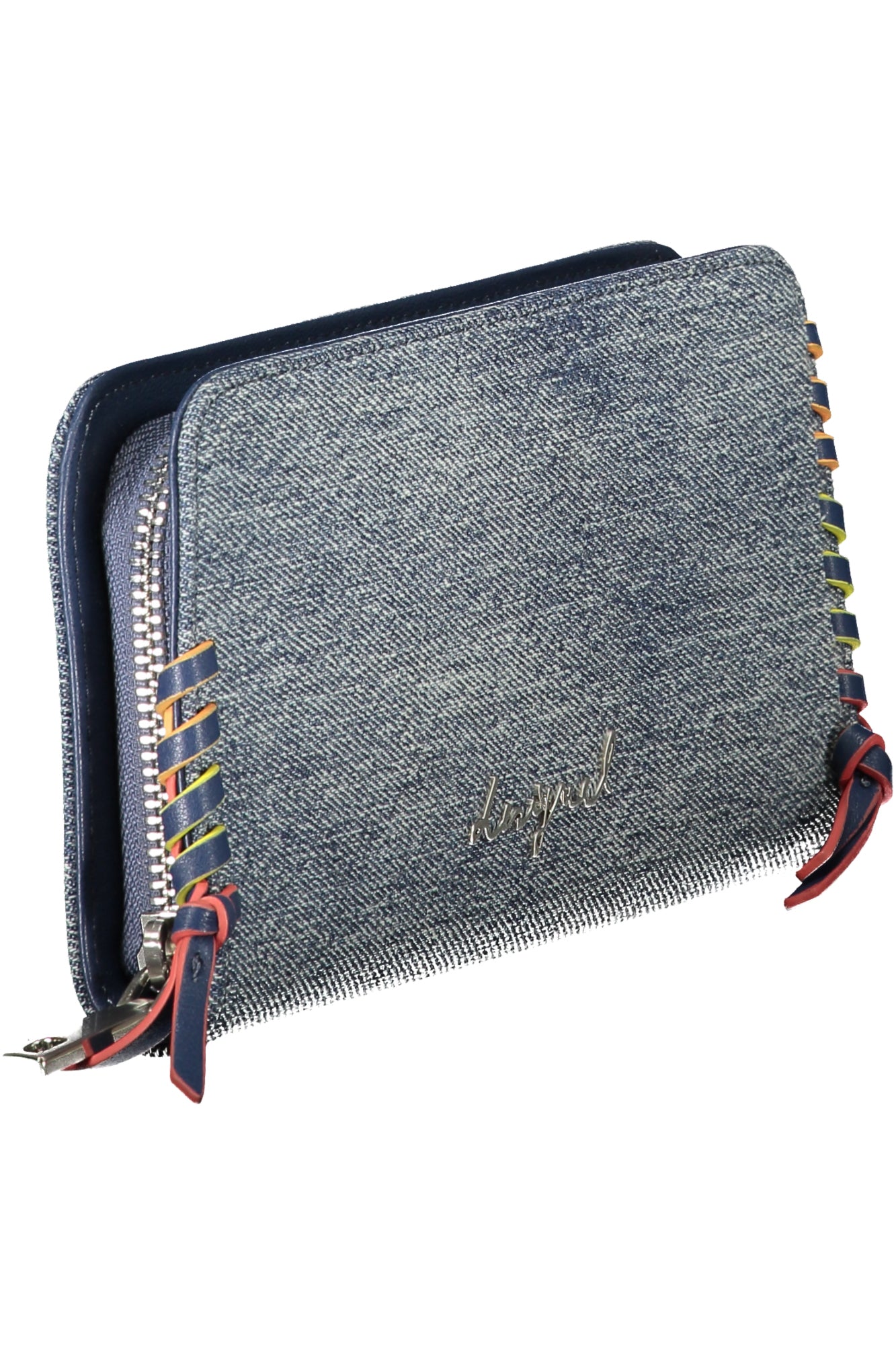 DESIGUAL WOMEN'S BLUE WALLET