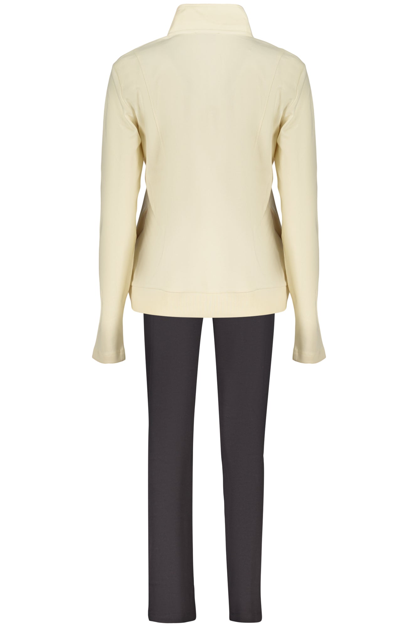 FREDDY WOMEN'S BEIGE ZIP-UP SWEATSHIRT