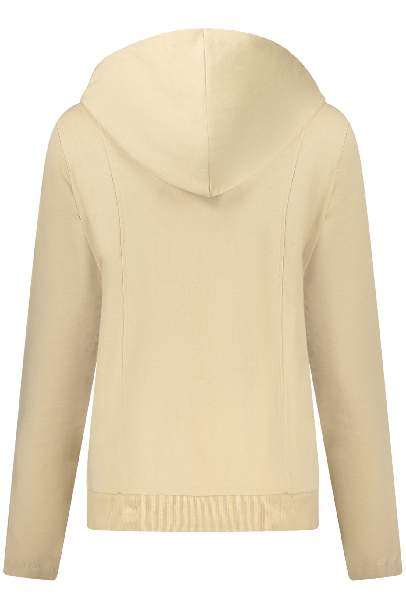 FREDDY WOMEN'S BEIGE ZIP-UP SWEATSHIRT