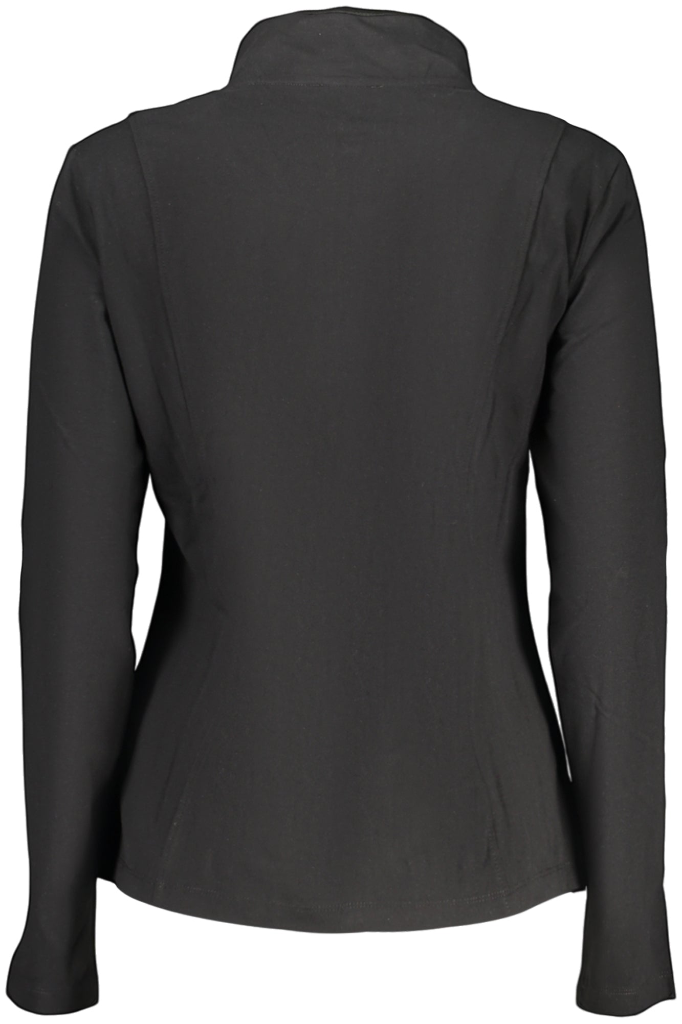 FREDDY WOMEN'S BLACK ZIP-UP SWEATSHIRT