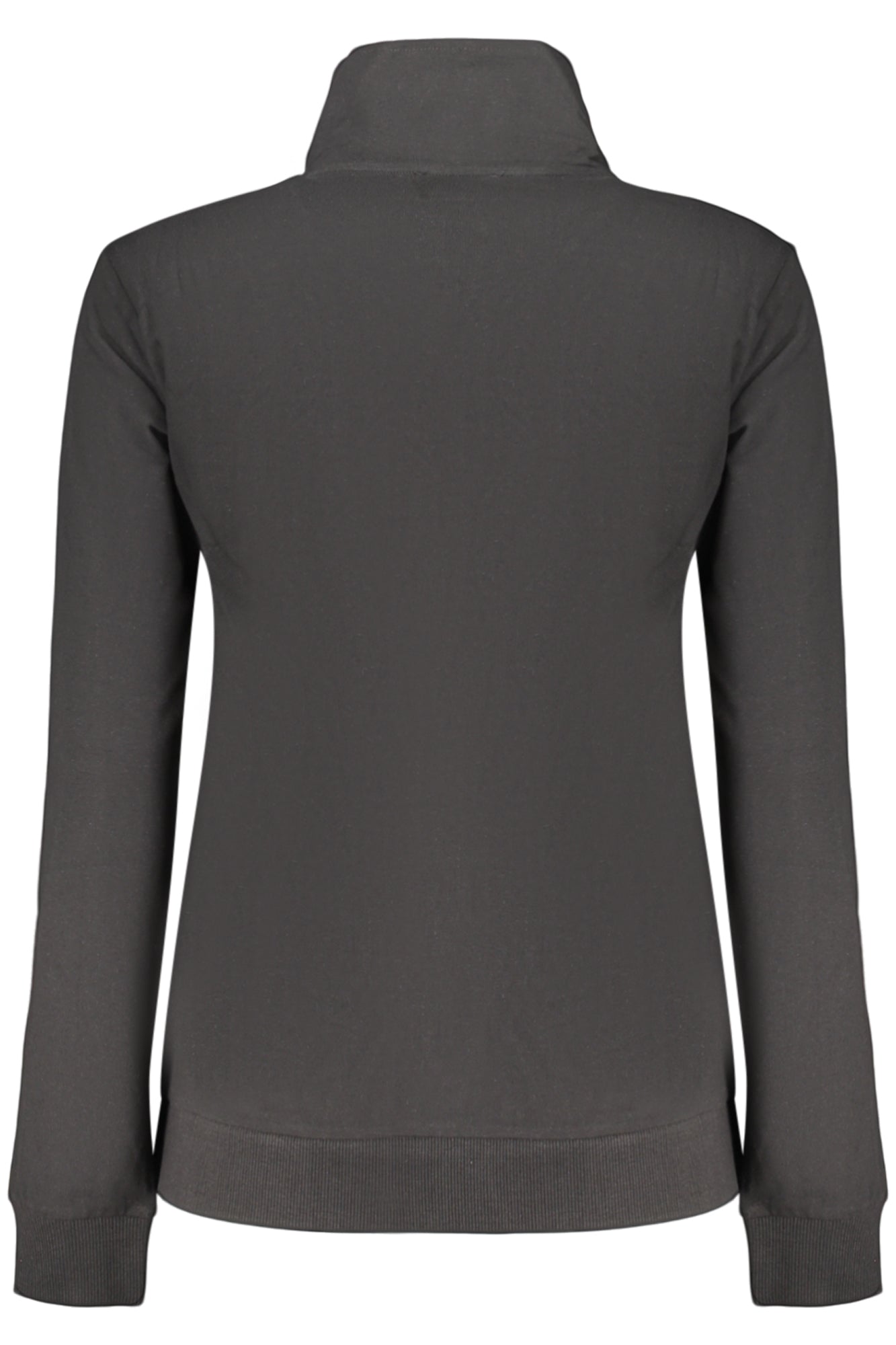 FREDDY WOMEN'S BLACK ZIP-UP SWEATSHIRT