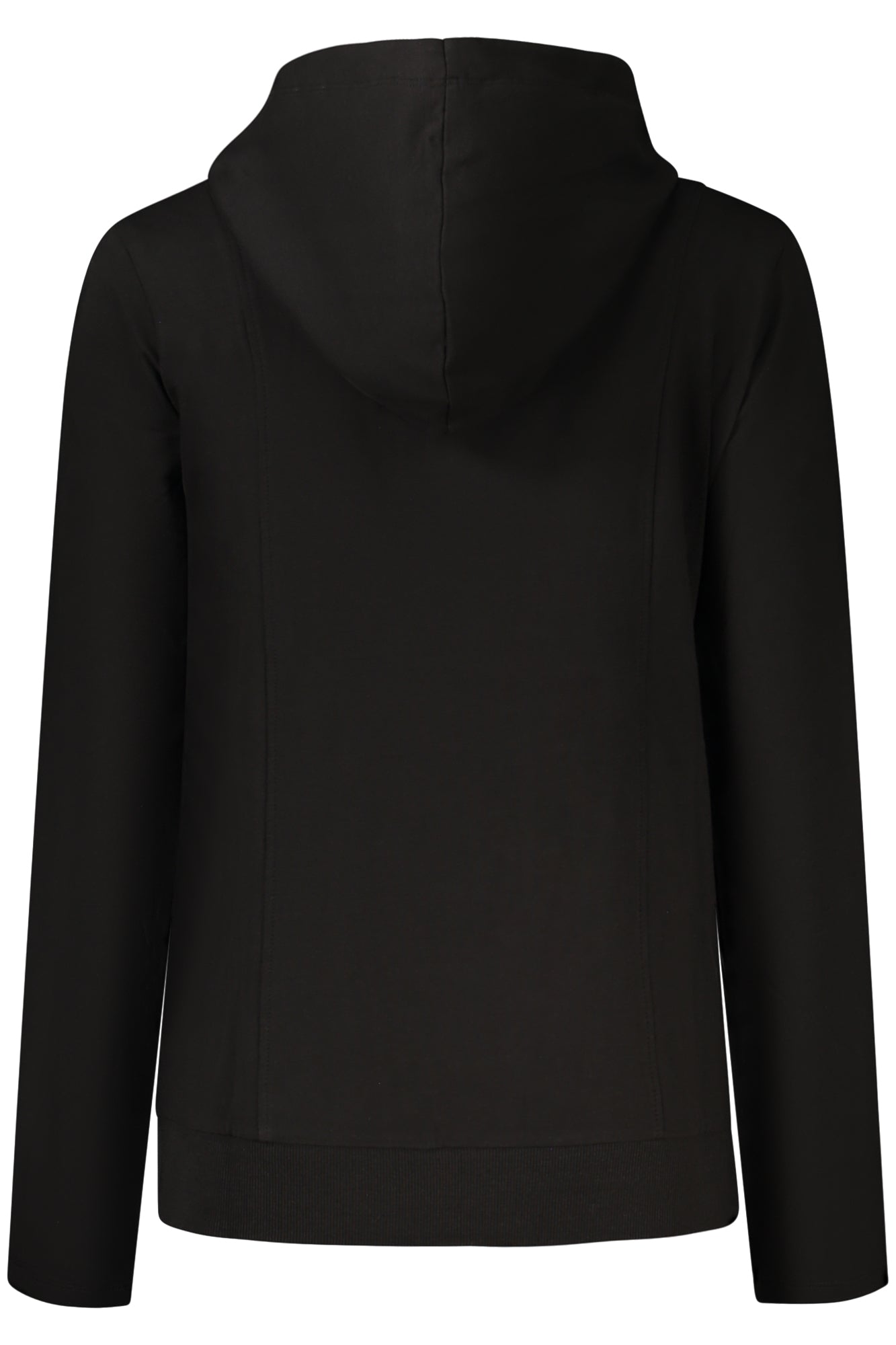 FREDDY WOMEN'S BLACK ZIP-UP SWEATSHIRT