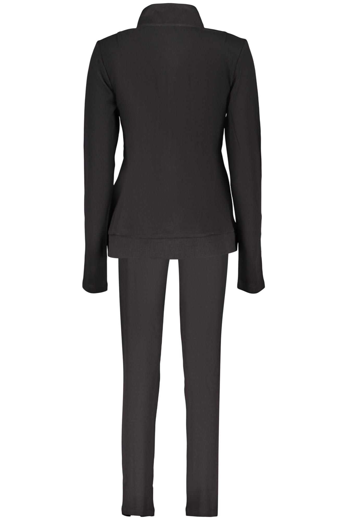 FREDDY WOMEN'S BLACK ZIP-UP SWEATSHIRT