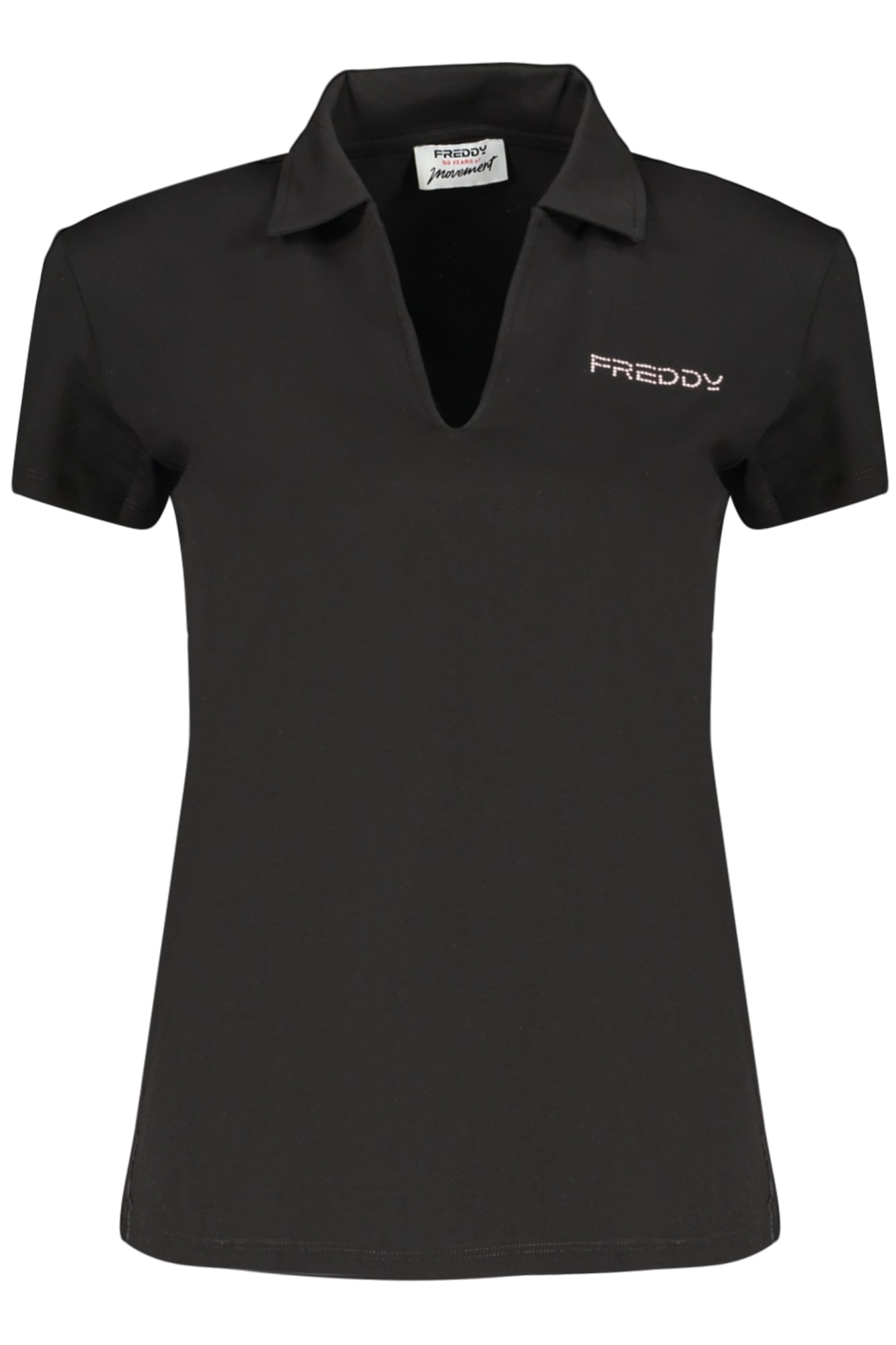 FREDDY WOMEN'S SHORT-SLEEVE T-SHIRT BLACK