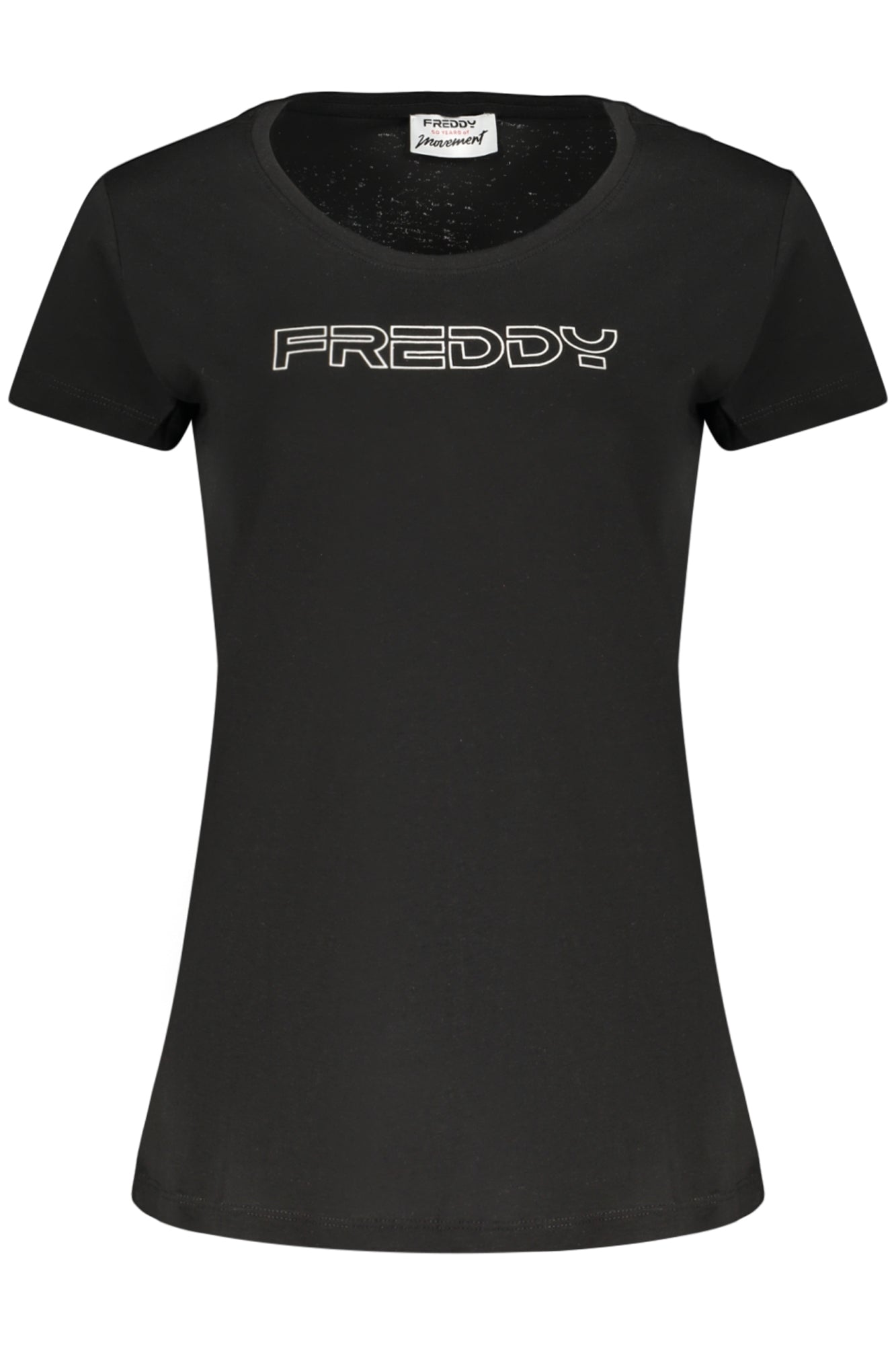 FREDDY WOMEN'S SHORT-SLEEVE T-SHIRT BLACK