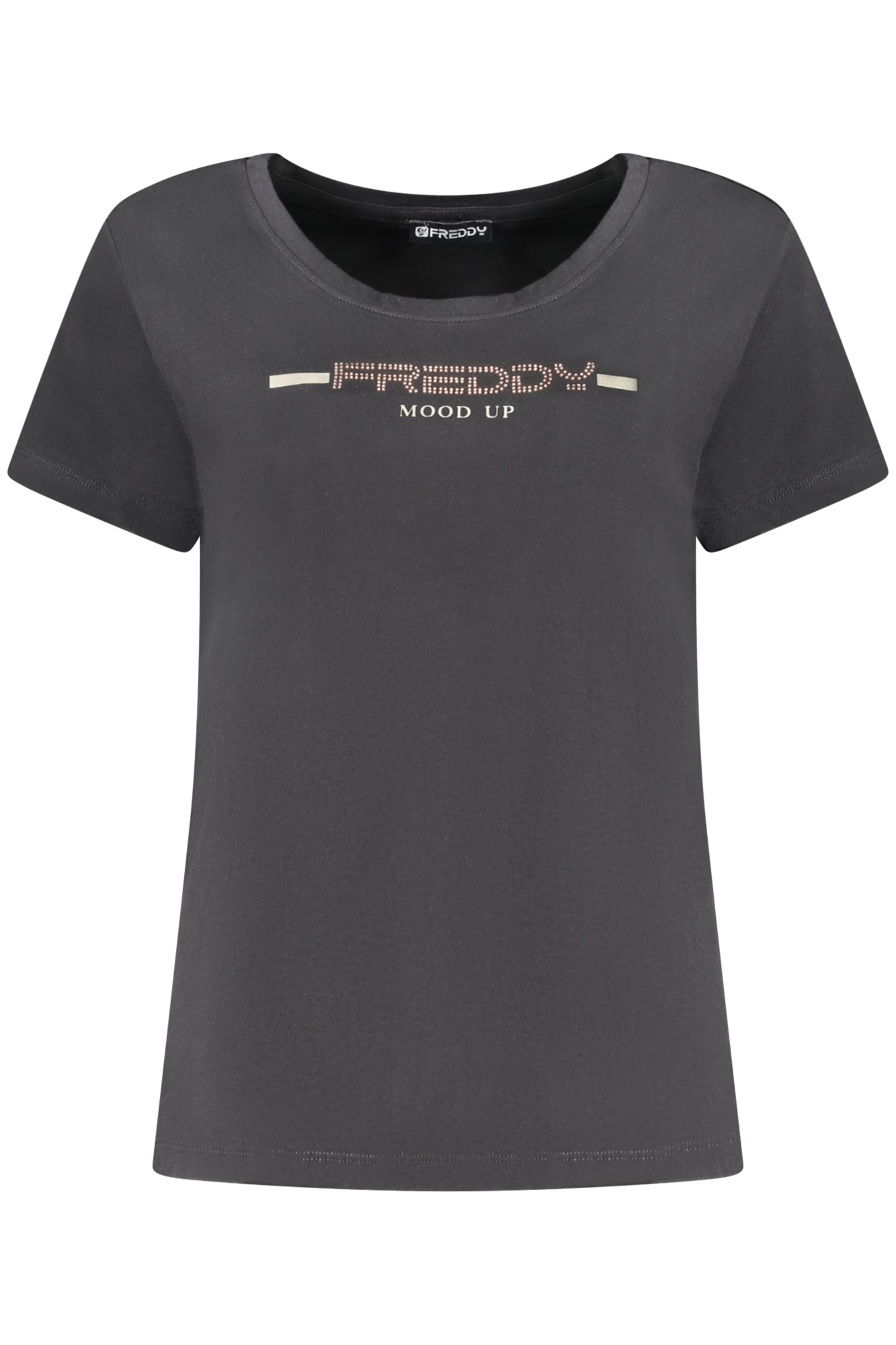 FREDDY WOMEN'S SHORT-SLEEVE T-SHIRT BLACK