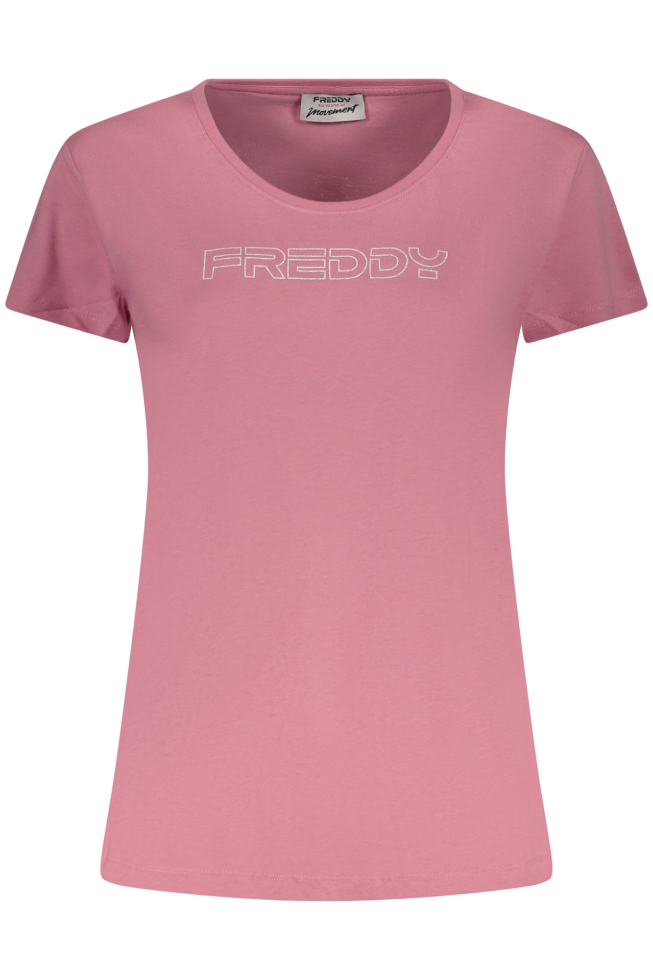 FREDDY WOMEN'S PINK SHORT-SLEEVE T-SHIRT