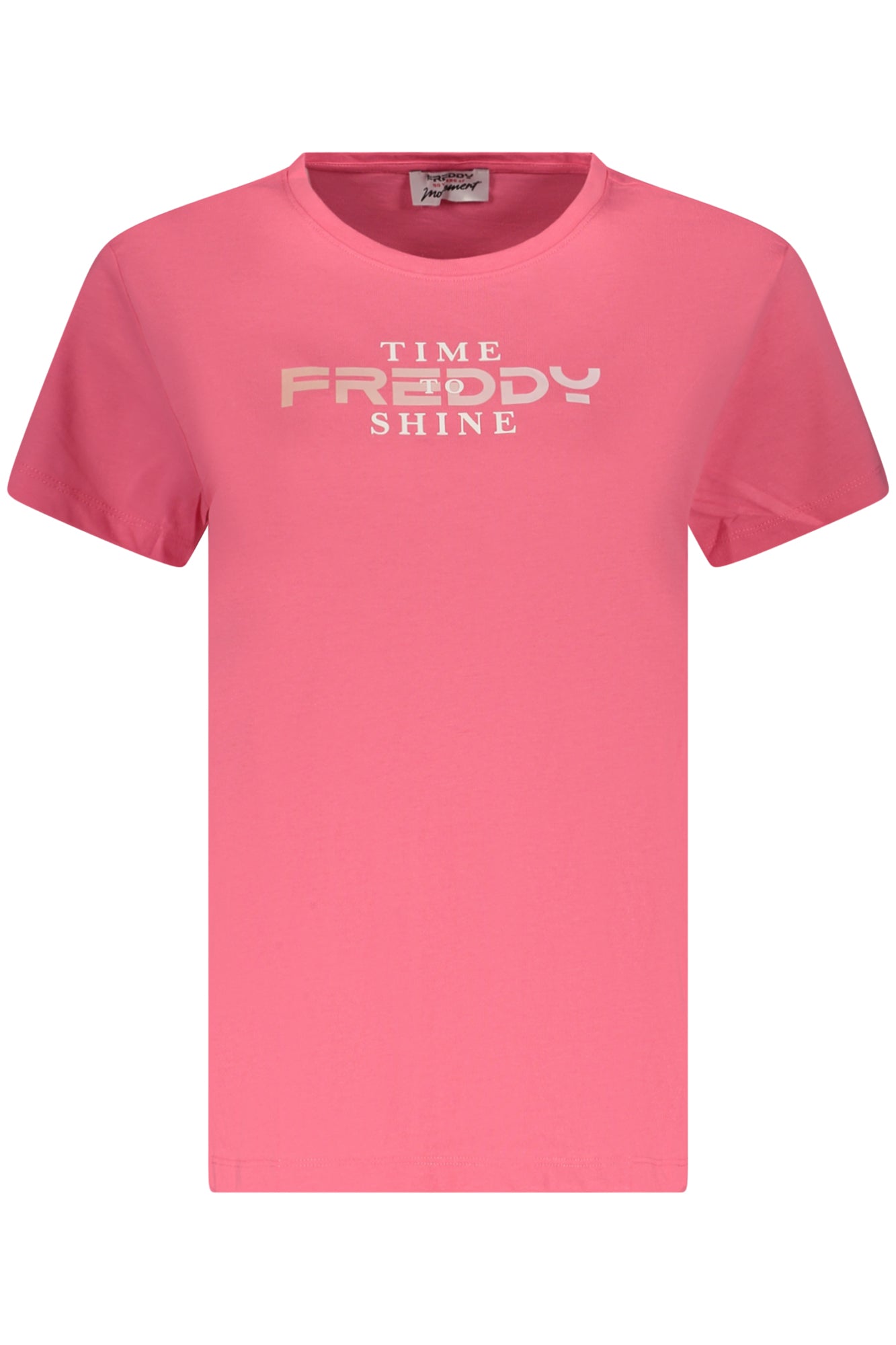 FREDDY WOMEN'S PINK SHORT-SLEEVE T-SHIRT