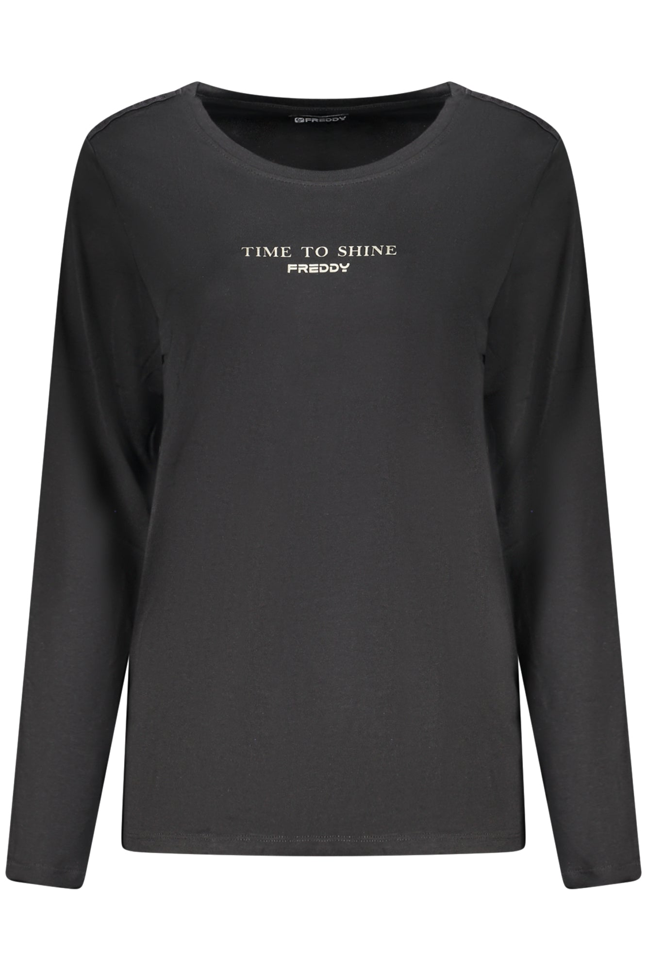 FREDDY WOMEN'S LONG-SLEEVED T-SHIRT BLACK