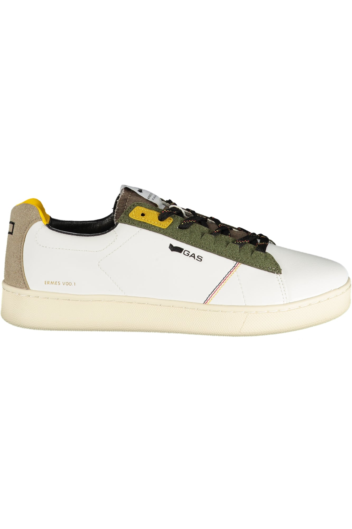 GAS MEN'S WHITE SPORTS FOOTWEAR