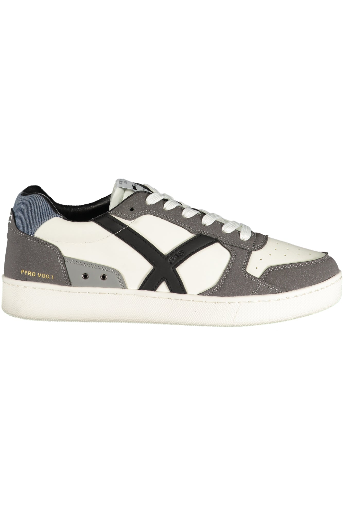 GAS MEN'S WHITE SPORTS FOOTWEAR