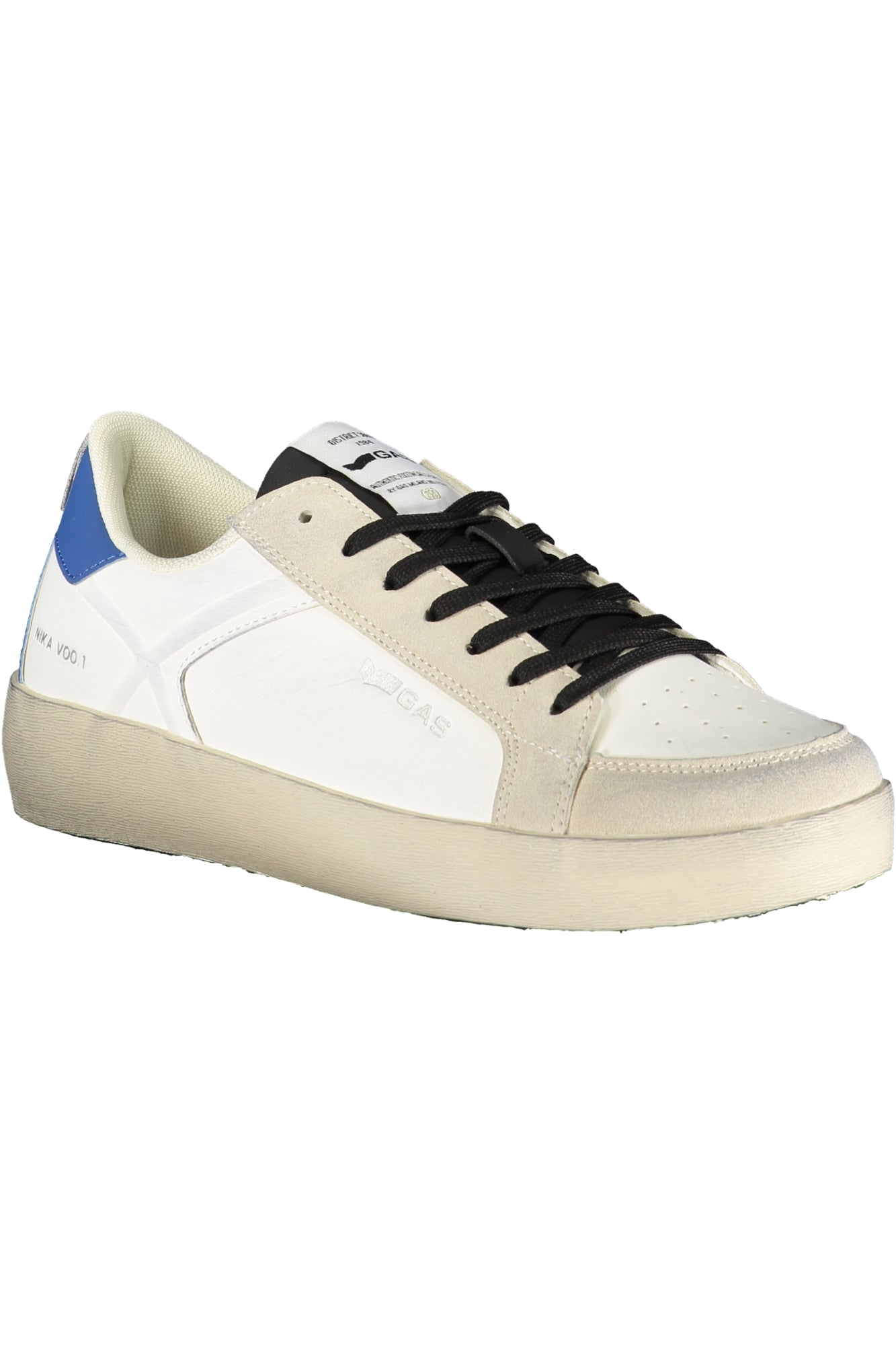 GAS MEN'S WHITE SPORTS FOOTWEAR