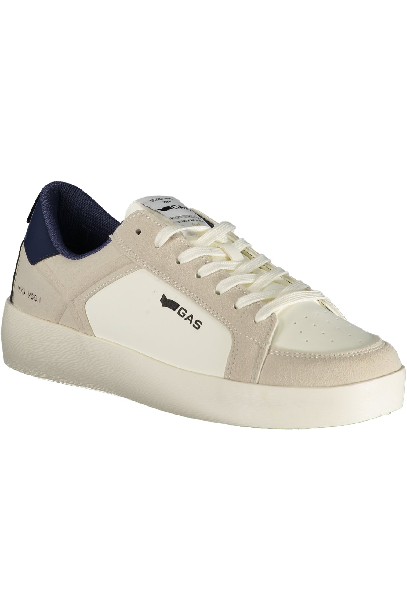 GAS MEN'S WHITE SPORTS FOOTWEAR