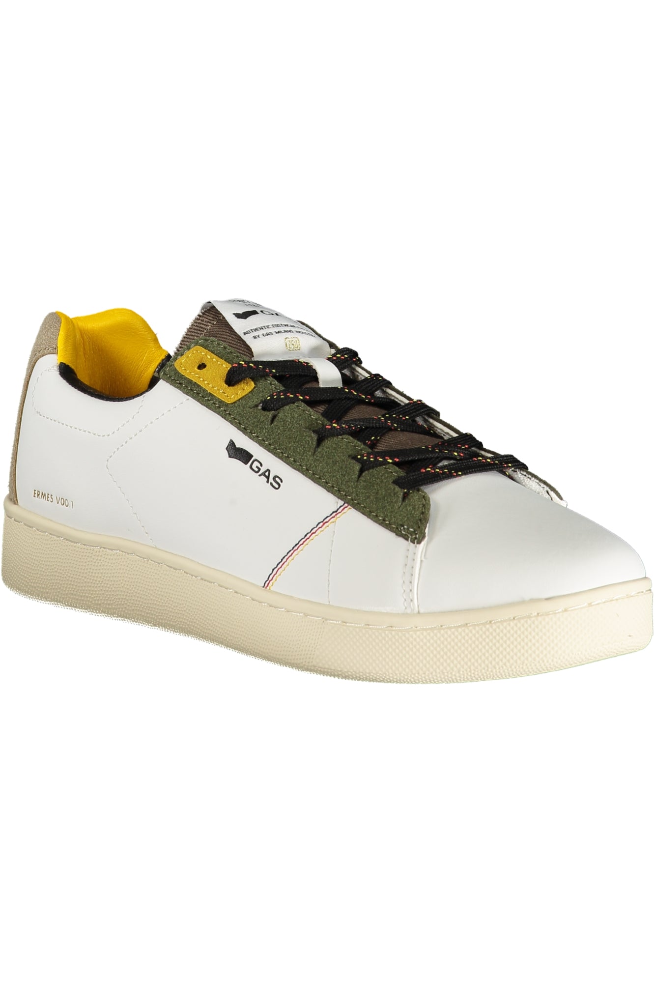GAS MEN'S WHITE SPORTS FOOTWEAR