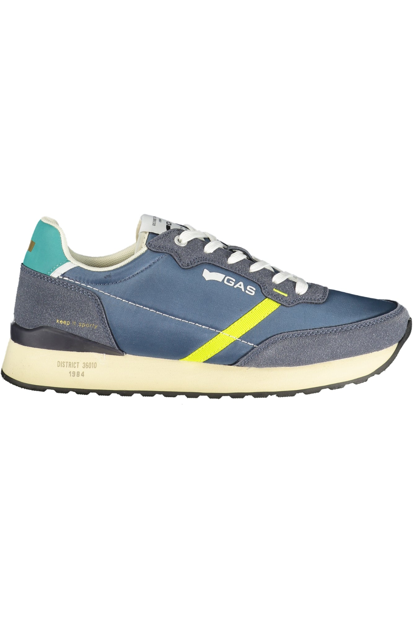 GAS MEN'S BLUE SPORTS FOOTWEAR
