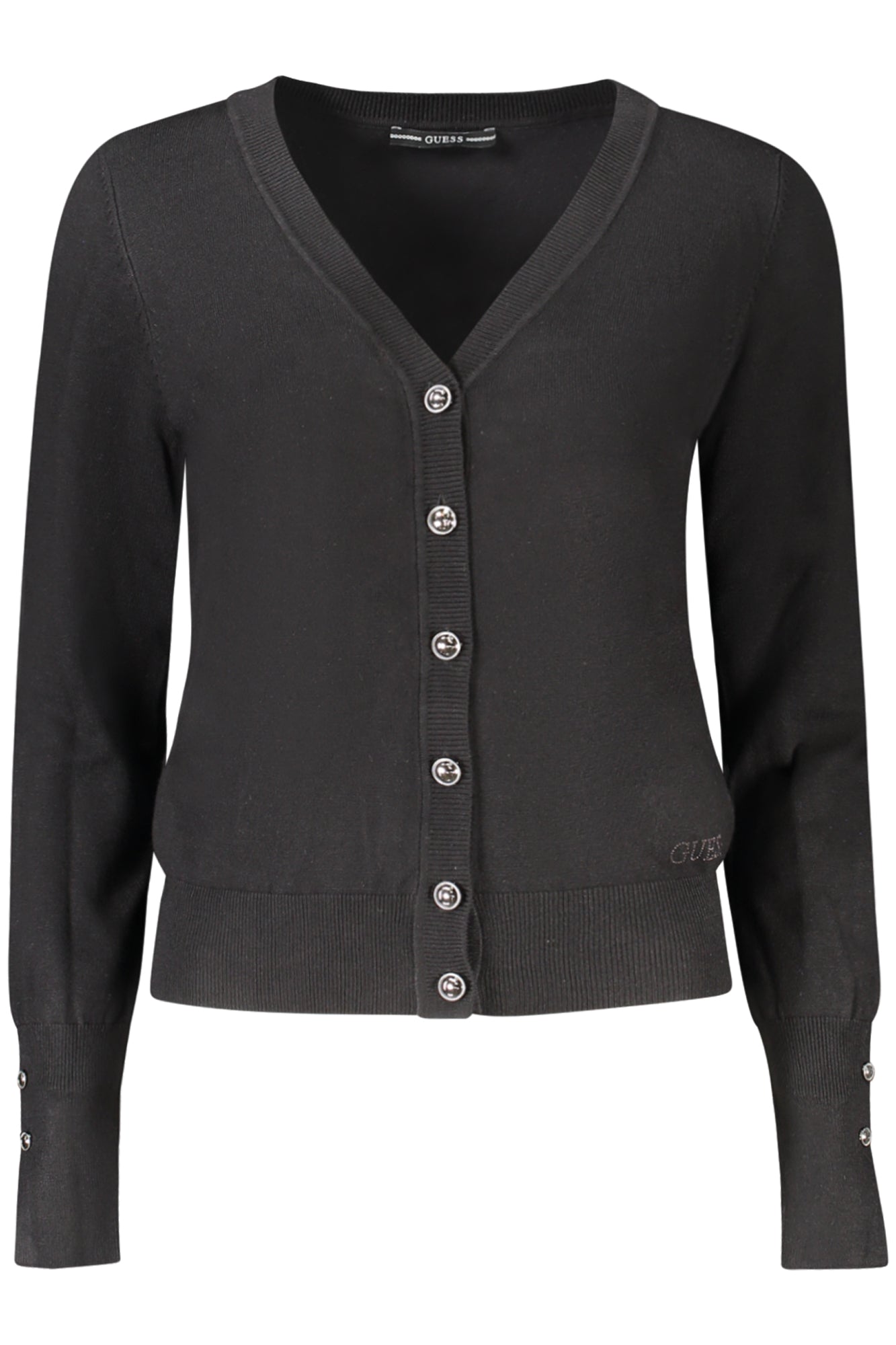 GUESS JEANS WOMEN'S CARDIGAN BLACK