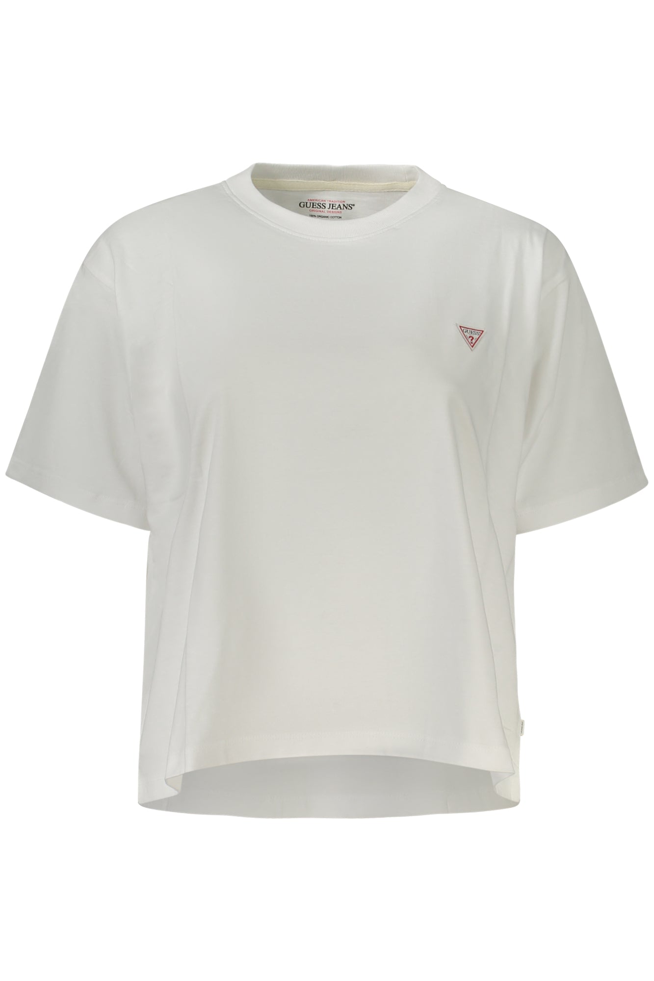 GUESS JEANS WOMEN'S SHORT-SLEEVE T-SHIRT WHITE
