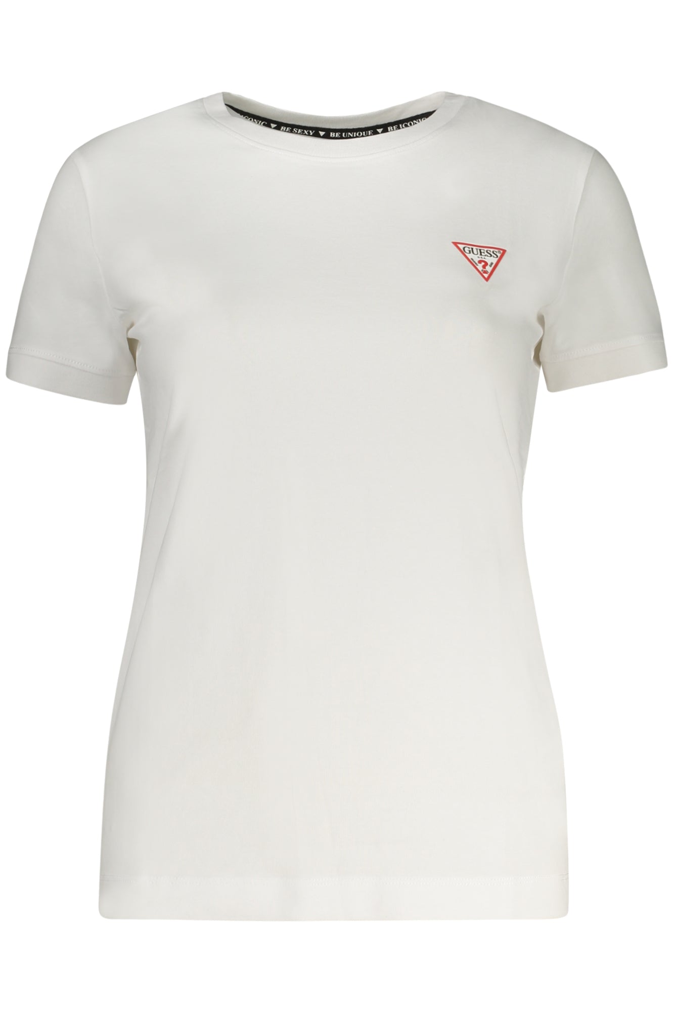 GUESS JEANS SHORT SLEEVE T-SHIRT WOMEN WHITE
