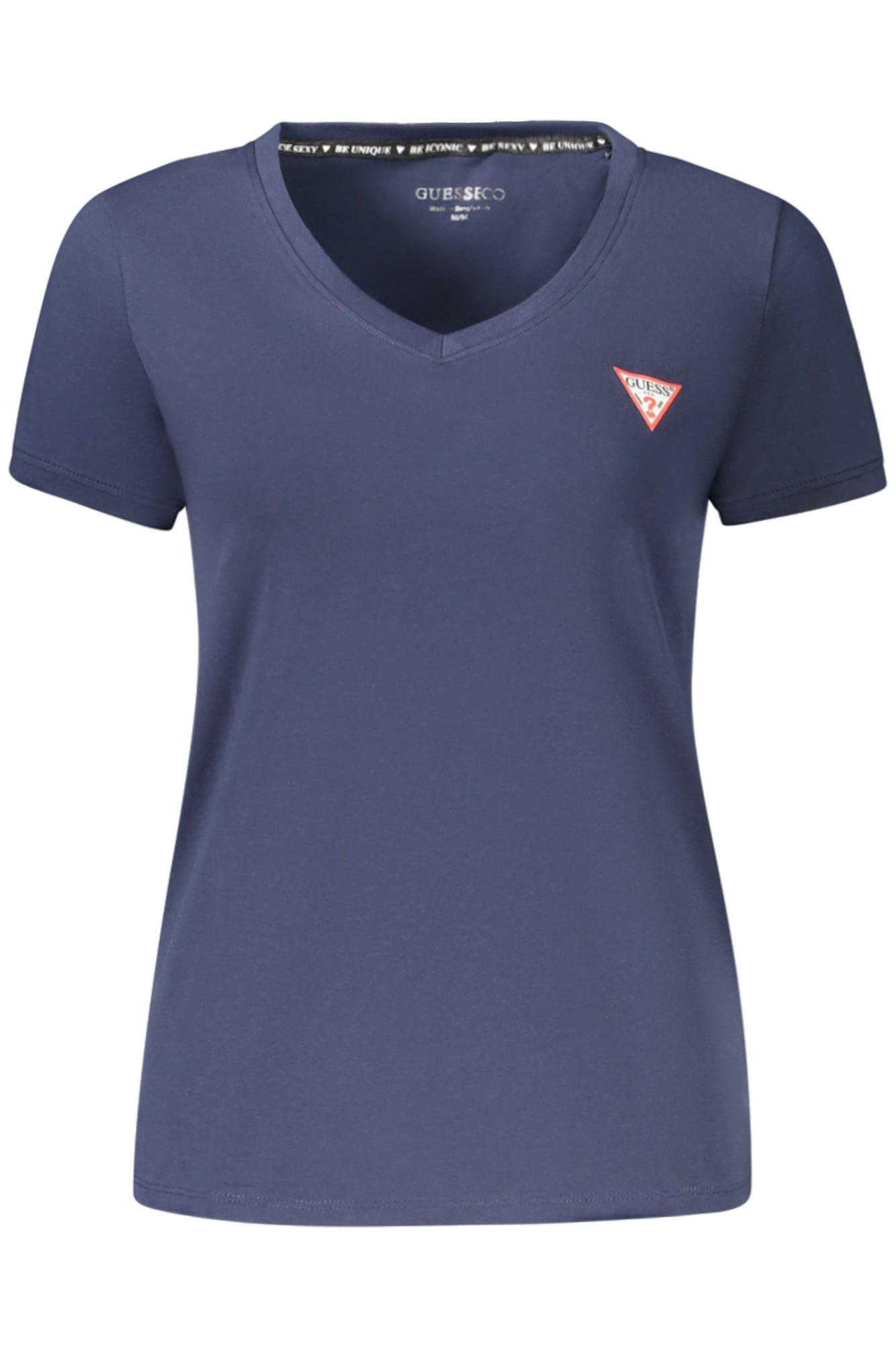 GUESS JEANS WOMEN'S SHORT SLEEVE T-SHIRT BLUE