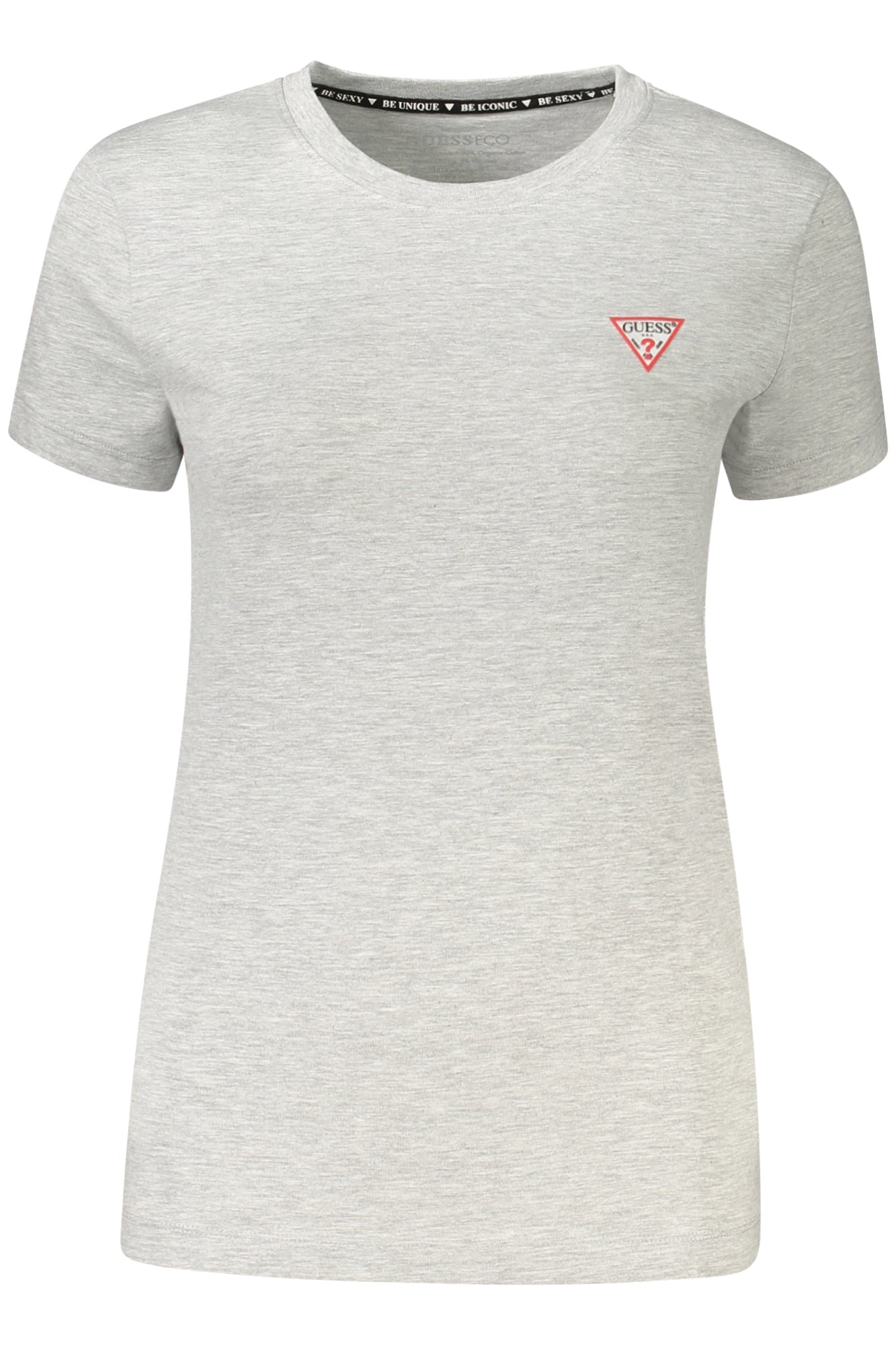 GUESS JEANS SHORT SLEEVE T-SHIRT WOMEN GREY