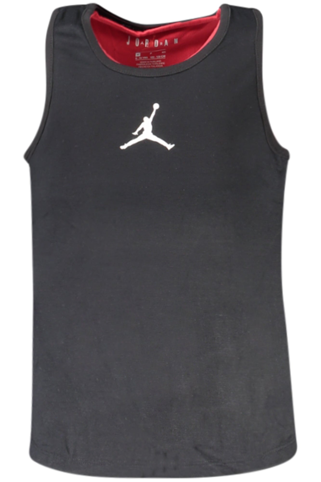 JORDAN GIRLS' BLACK TANK TOP