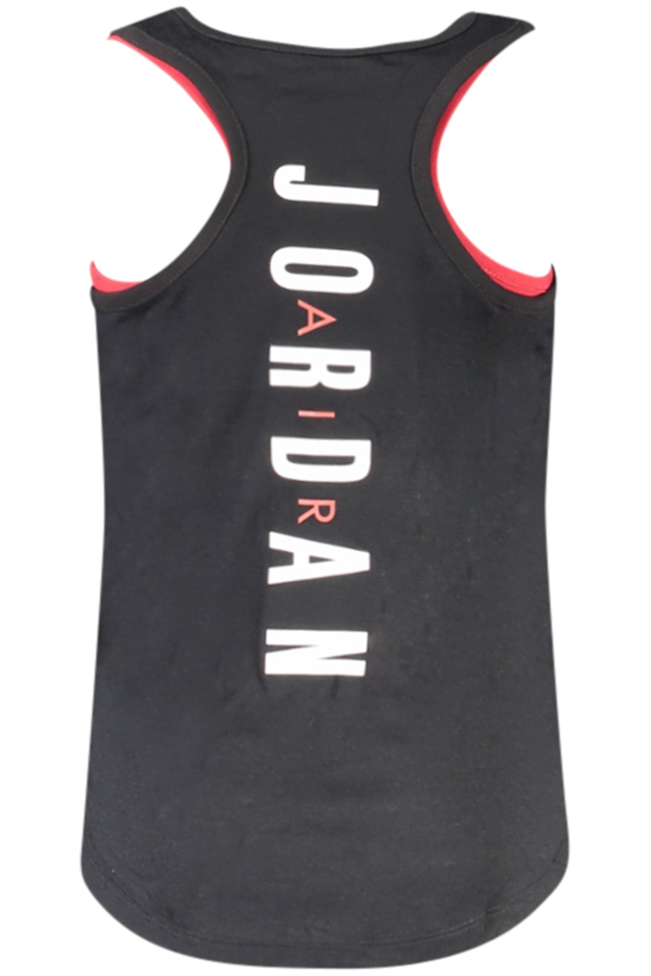 JORDAN GIRLS' BLACK TANK TOP