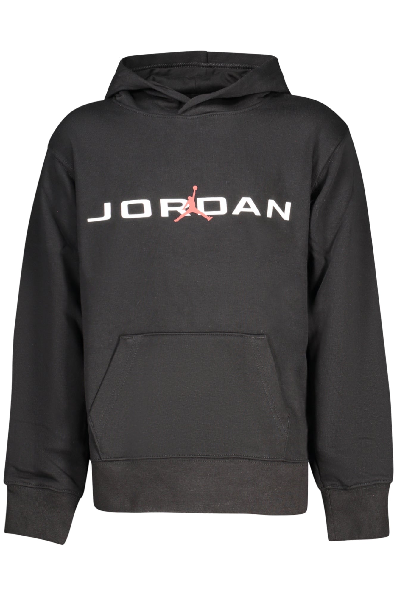 JORDAN KIDS' BLACK ZIP-UP SWEATSHIRT