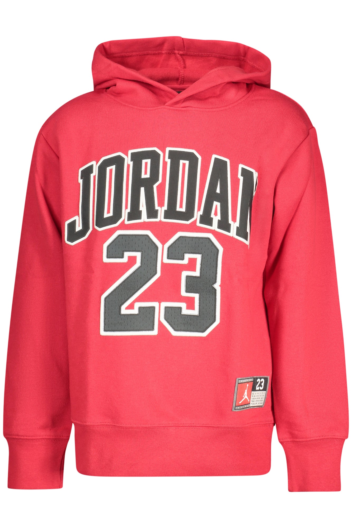 JORDAN RED ZIP-UP SWEATSHIRT FOR KIDS