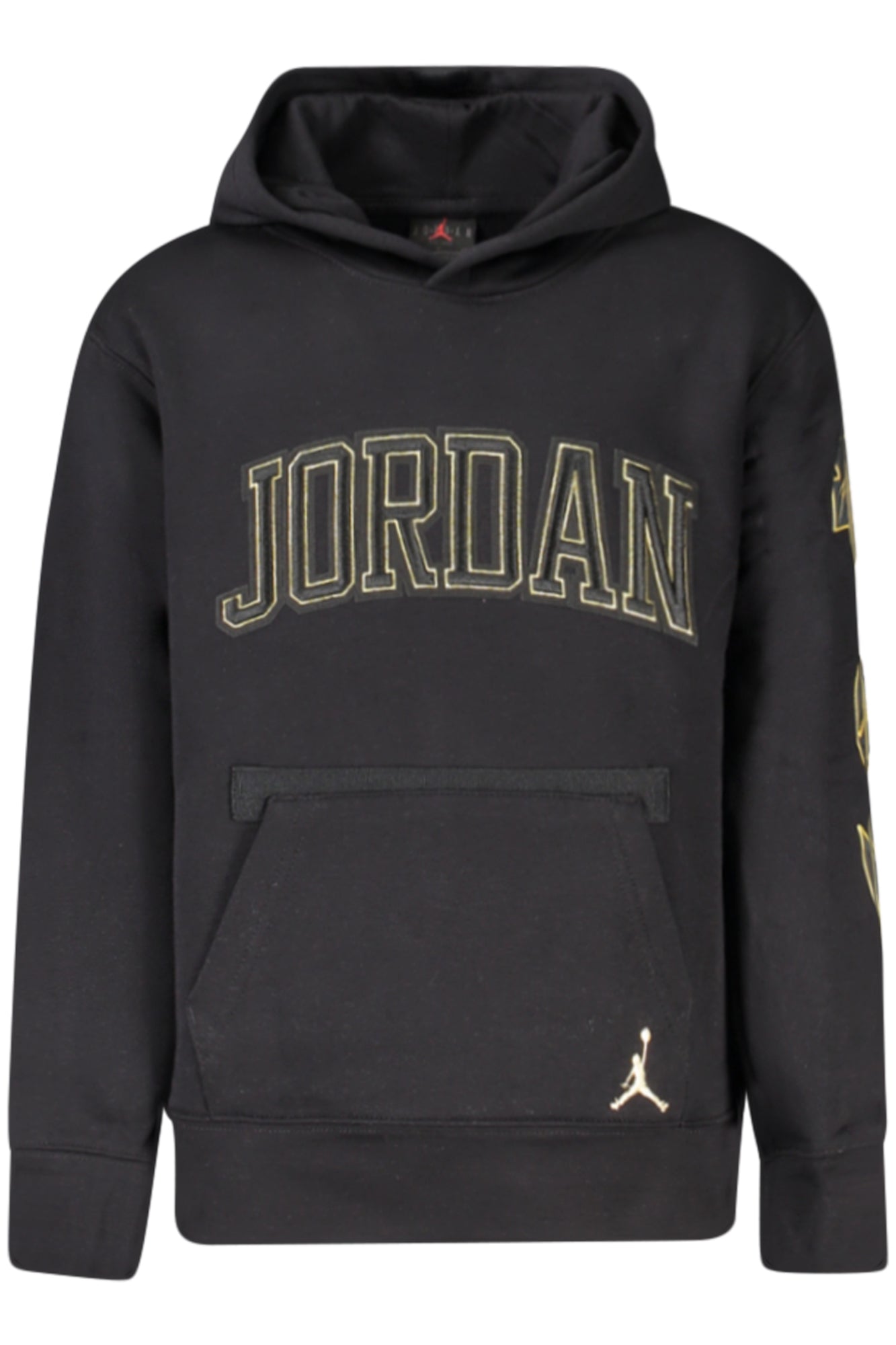 JORDAN MEN'S BLACK ZIP-UP SWEATSHIRT