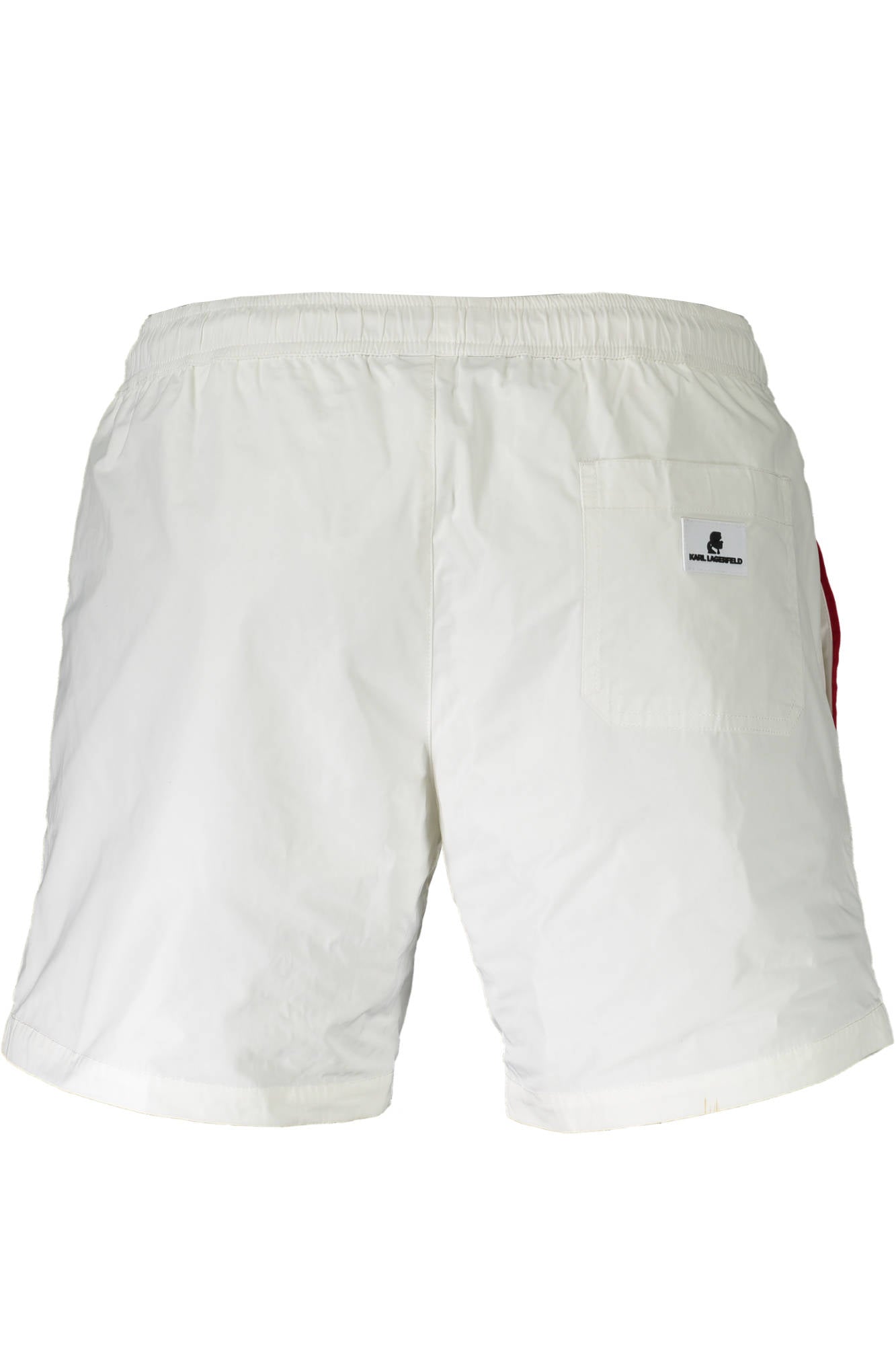 KARL LAGERFELD BEACHWEAR SWIMSUIT BOTTOM MEN WHITE