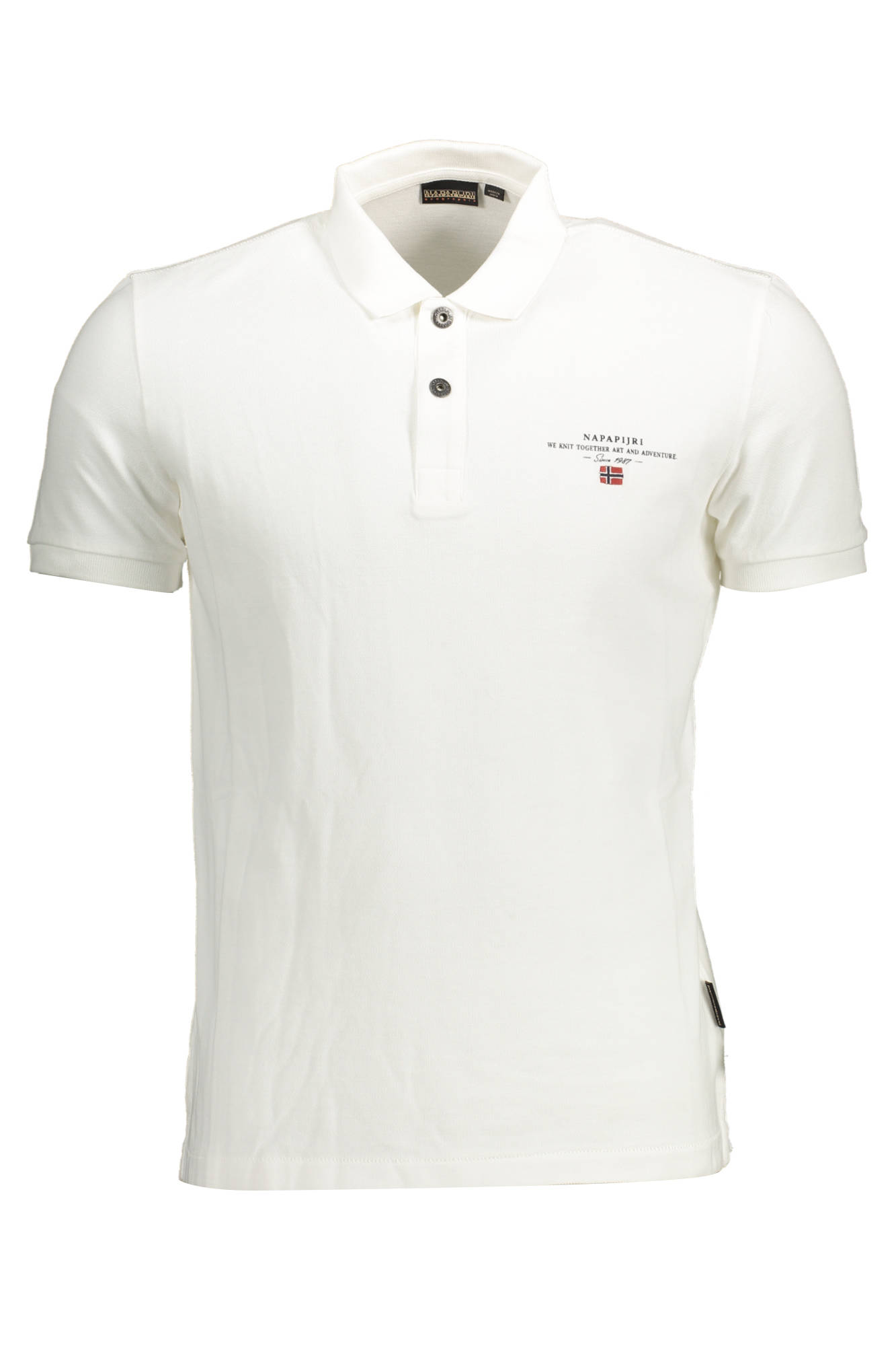 NAPAPIJRI POLO SHORT SLEEVES MEN WHITE