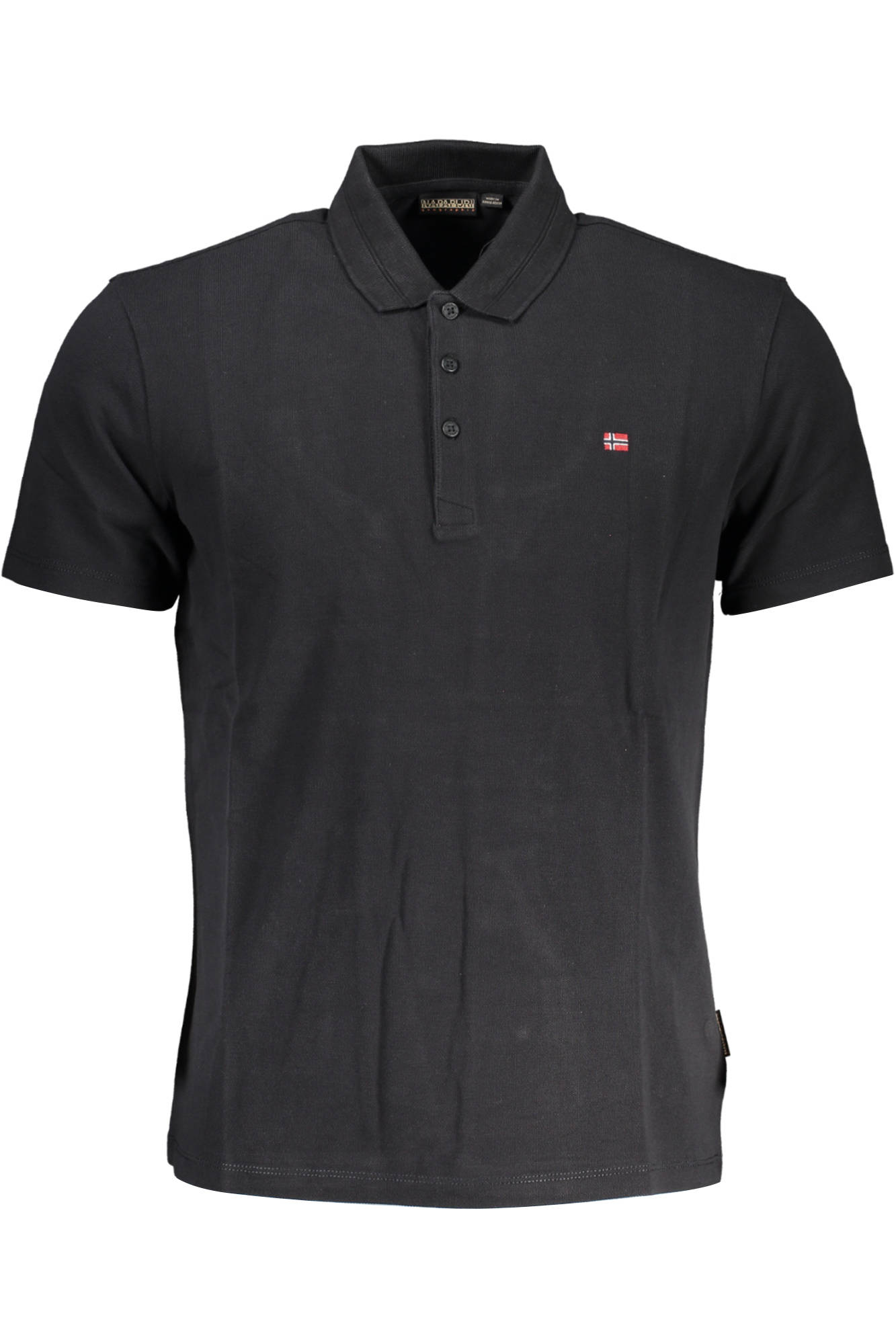 NAPAPIJRI POLO SHORT SLEEVE MEN BLACK